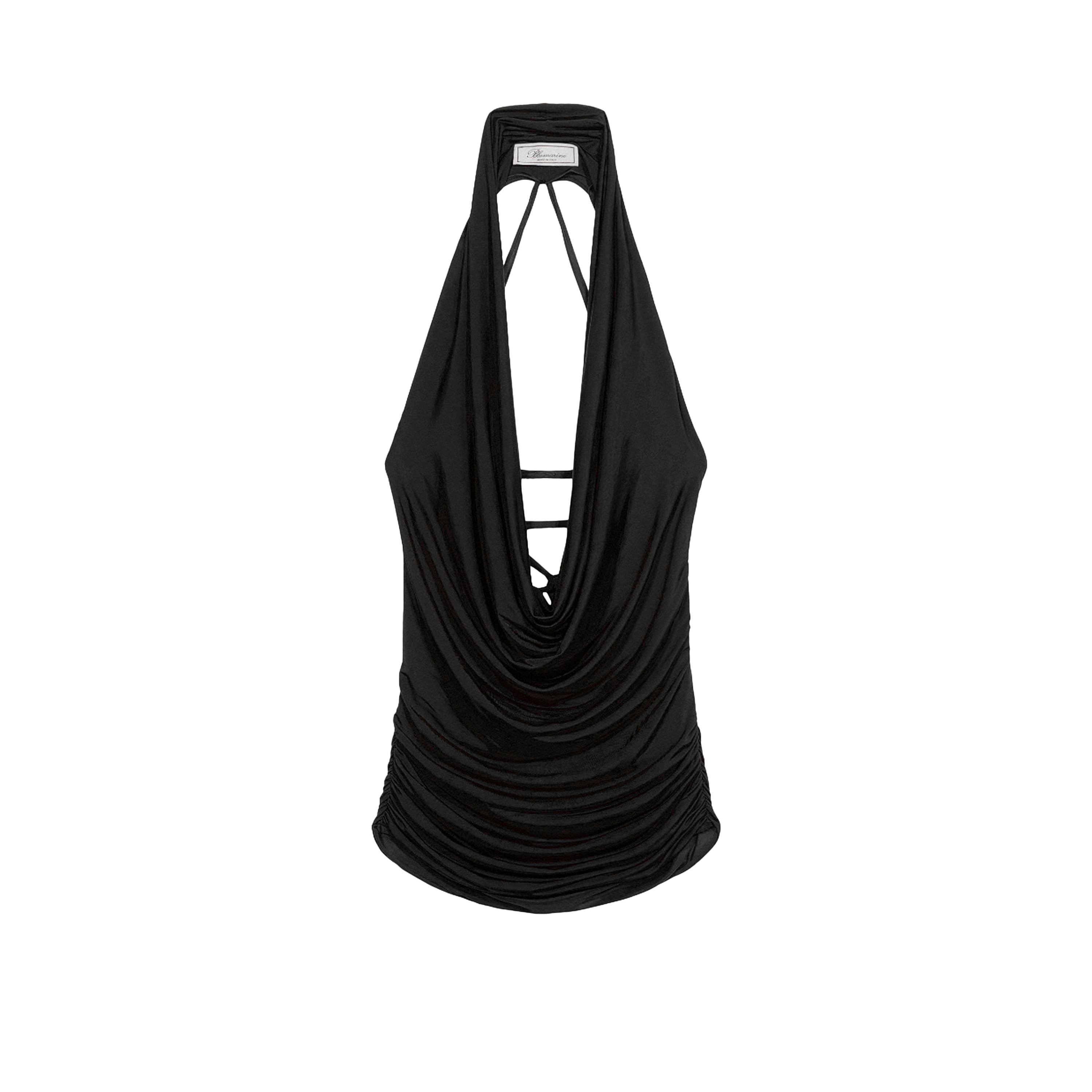 Top Negro Blumarine Shiny
