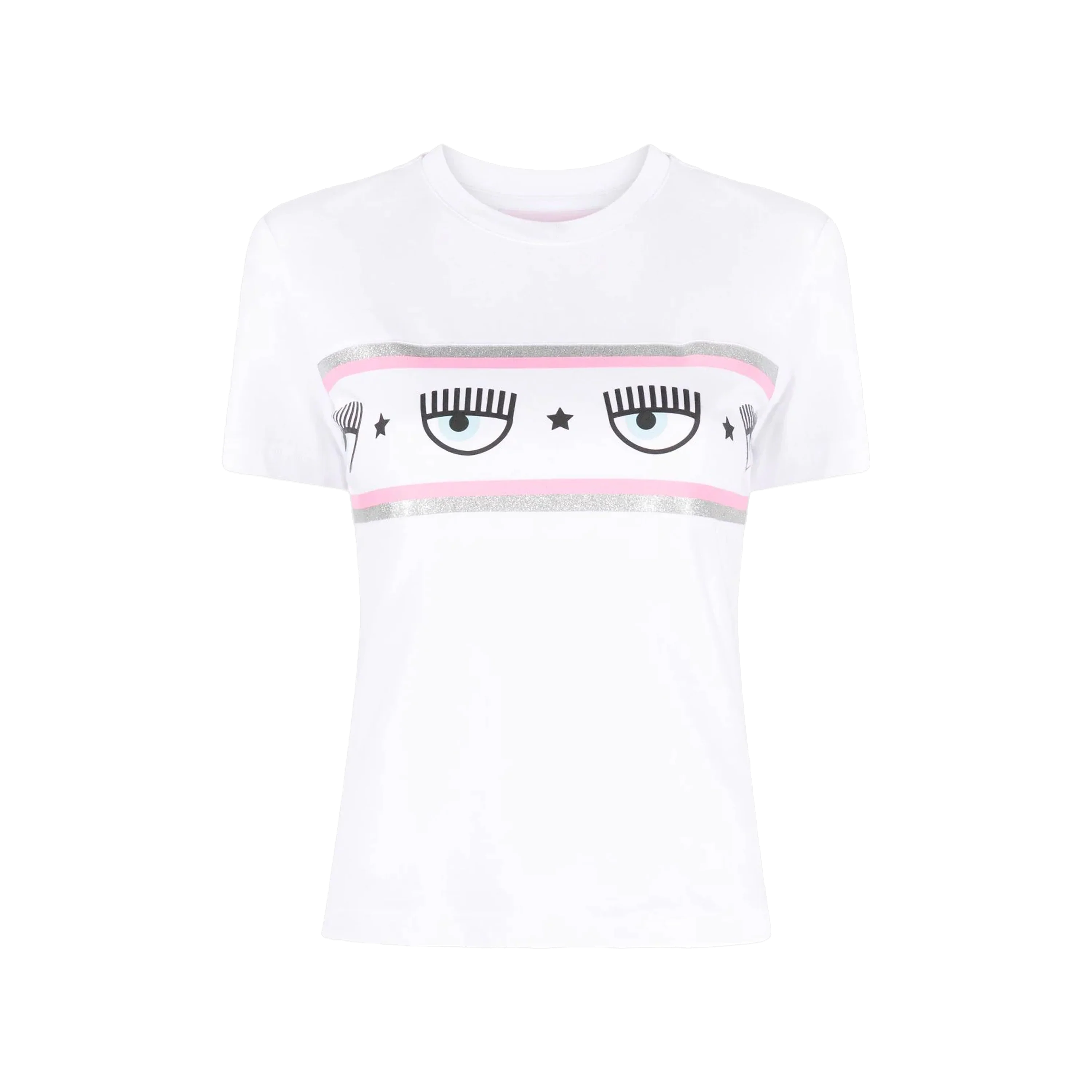 Camiseta Blanco Chiara Ferragni 600 Maxi Logomania