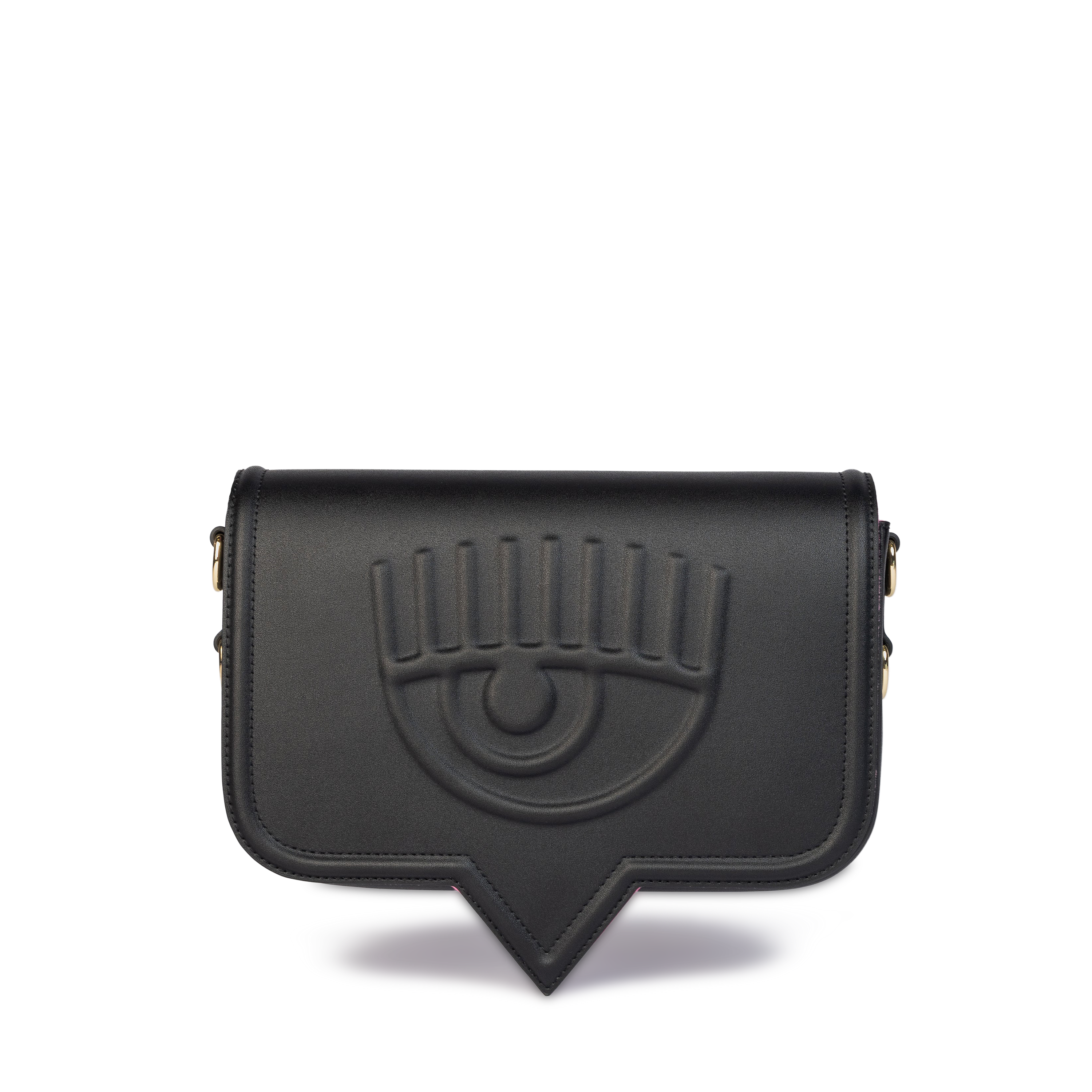 Cartera Negra Chiara Ferragni Eyelike Bags Sketch 01 Small