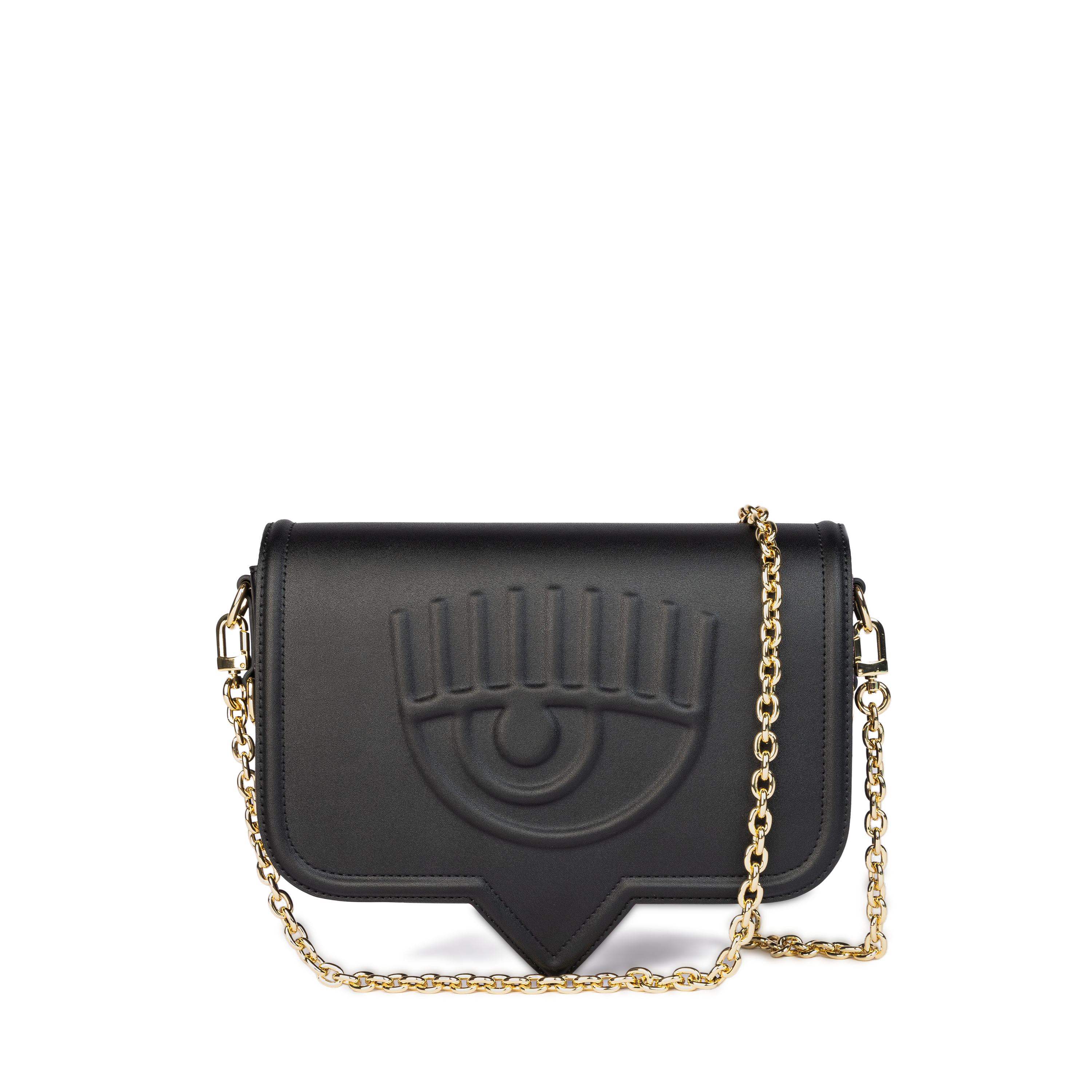 Cartera Negra Chiara Ferragni Eyelike Bags Sketch 01 Small
