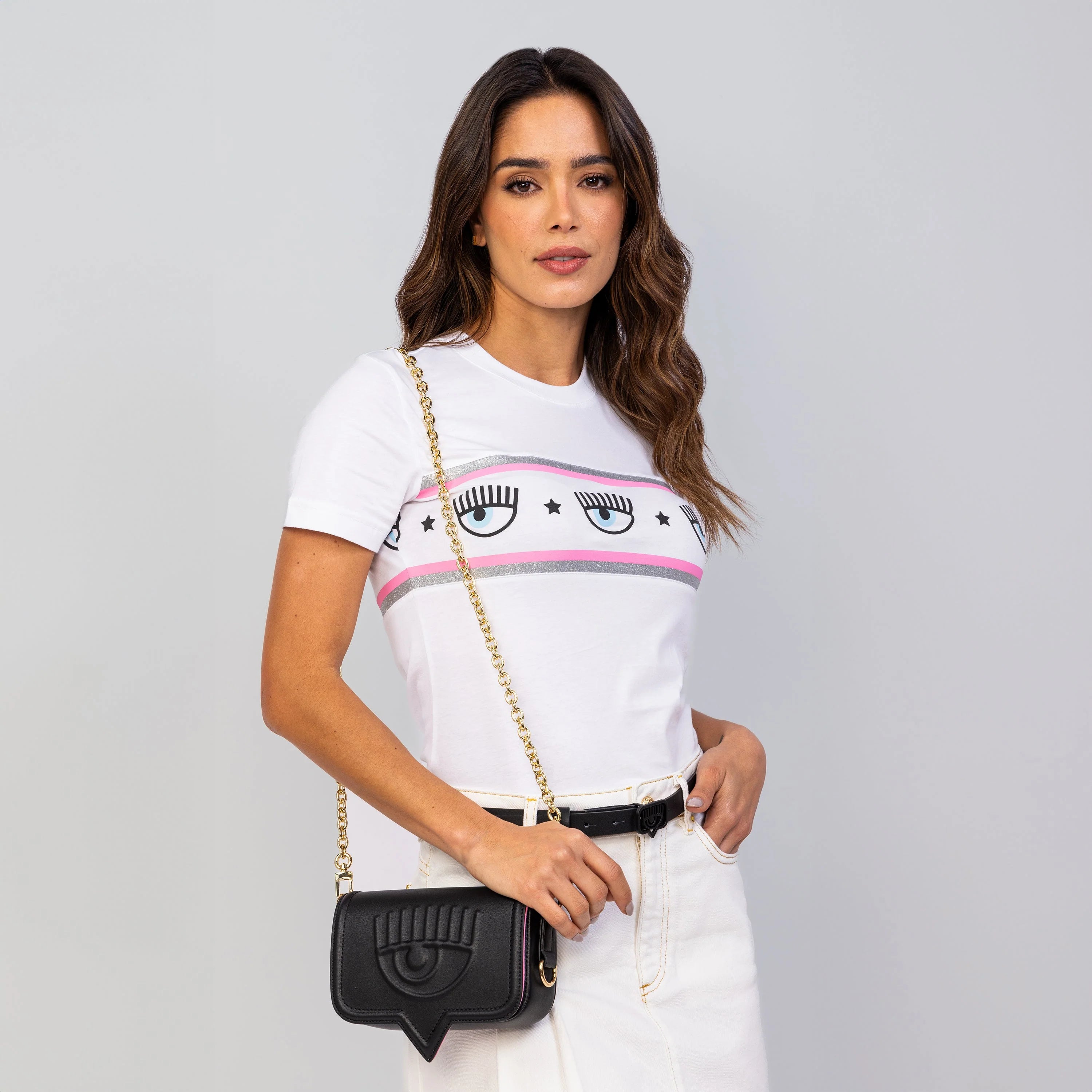 Cartera Rosada Chiara Ferragni Eye
