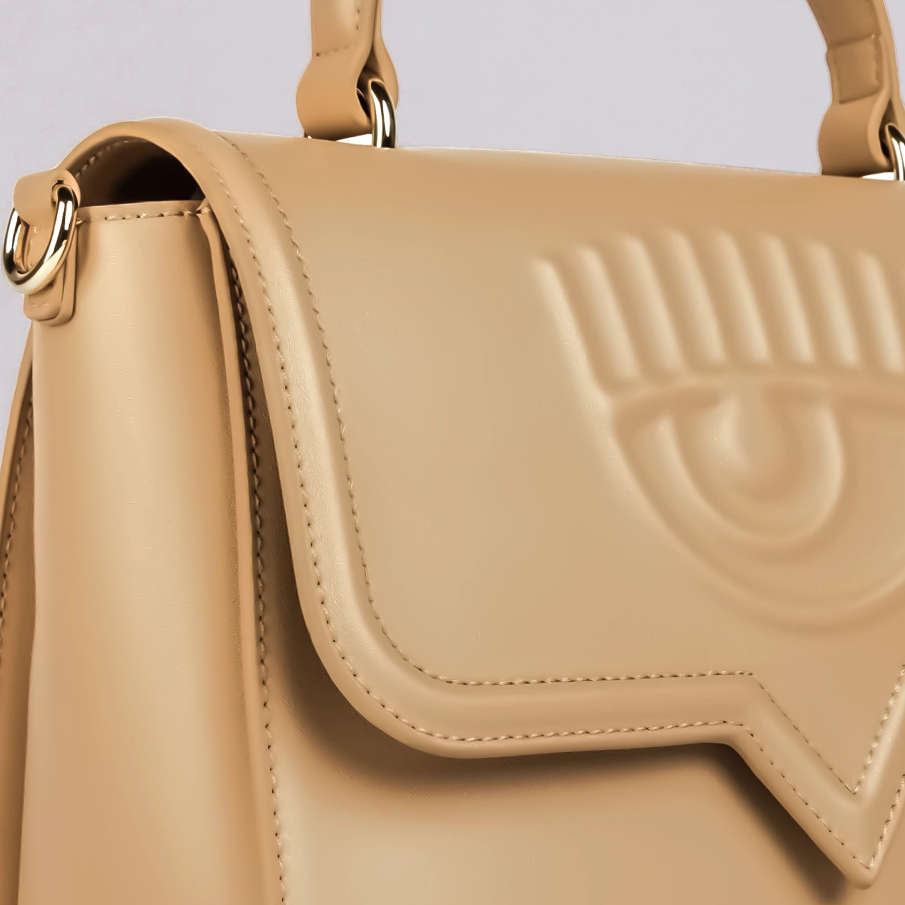 Cartera Beige Chiara Ferragni Eyelike Bags Sketch 06