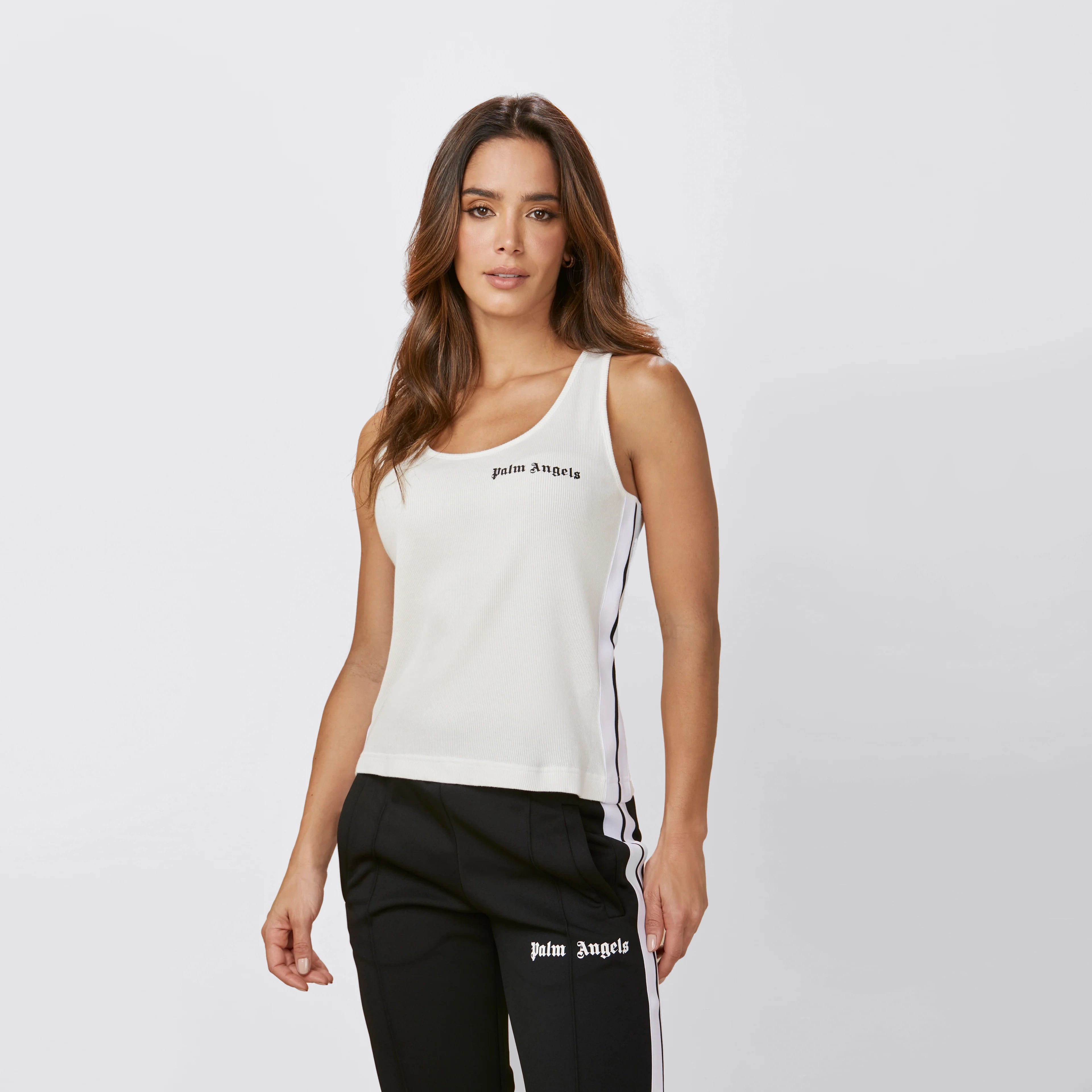 Camiseta Blanca Palma Blanca Sin Mangas