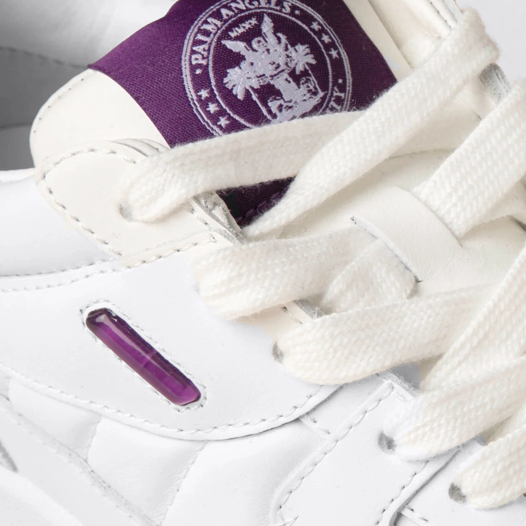 Sneakers Blanco Morado Palm Angels University