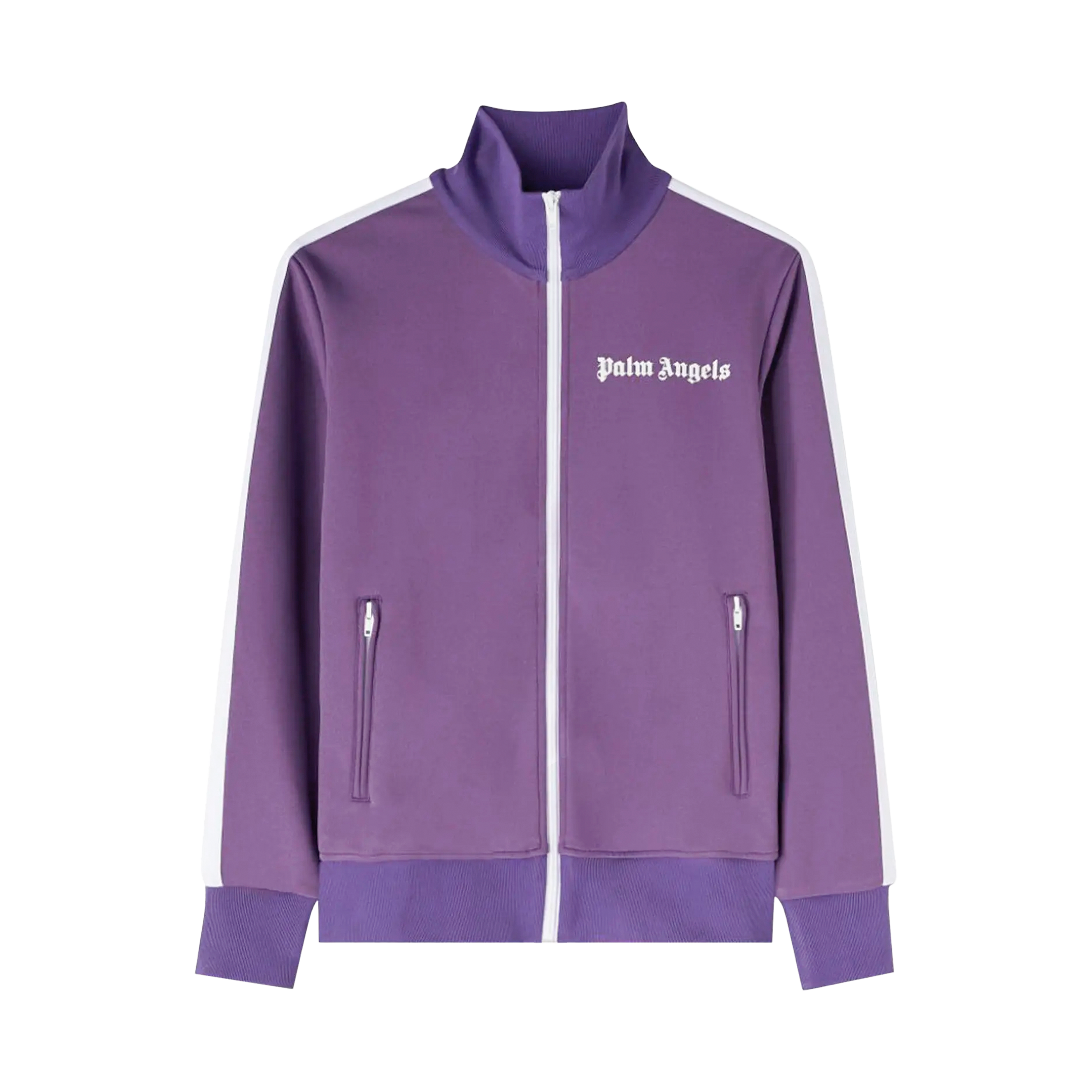 Chaqueta Morada Palm Angels Print Logo W