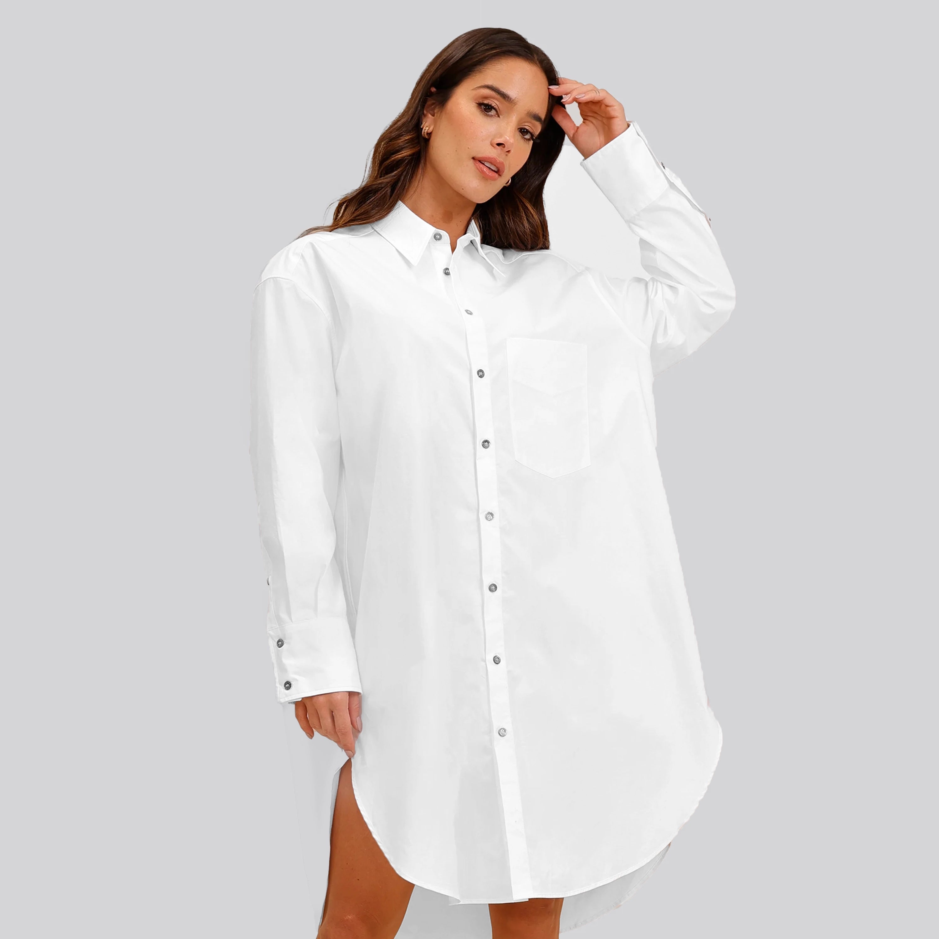 Vestido Blanco Negro Palm Angels Over Logo