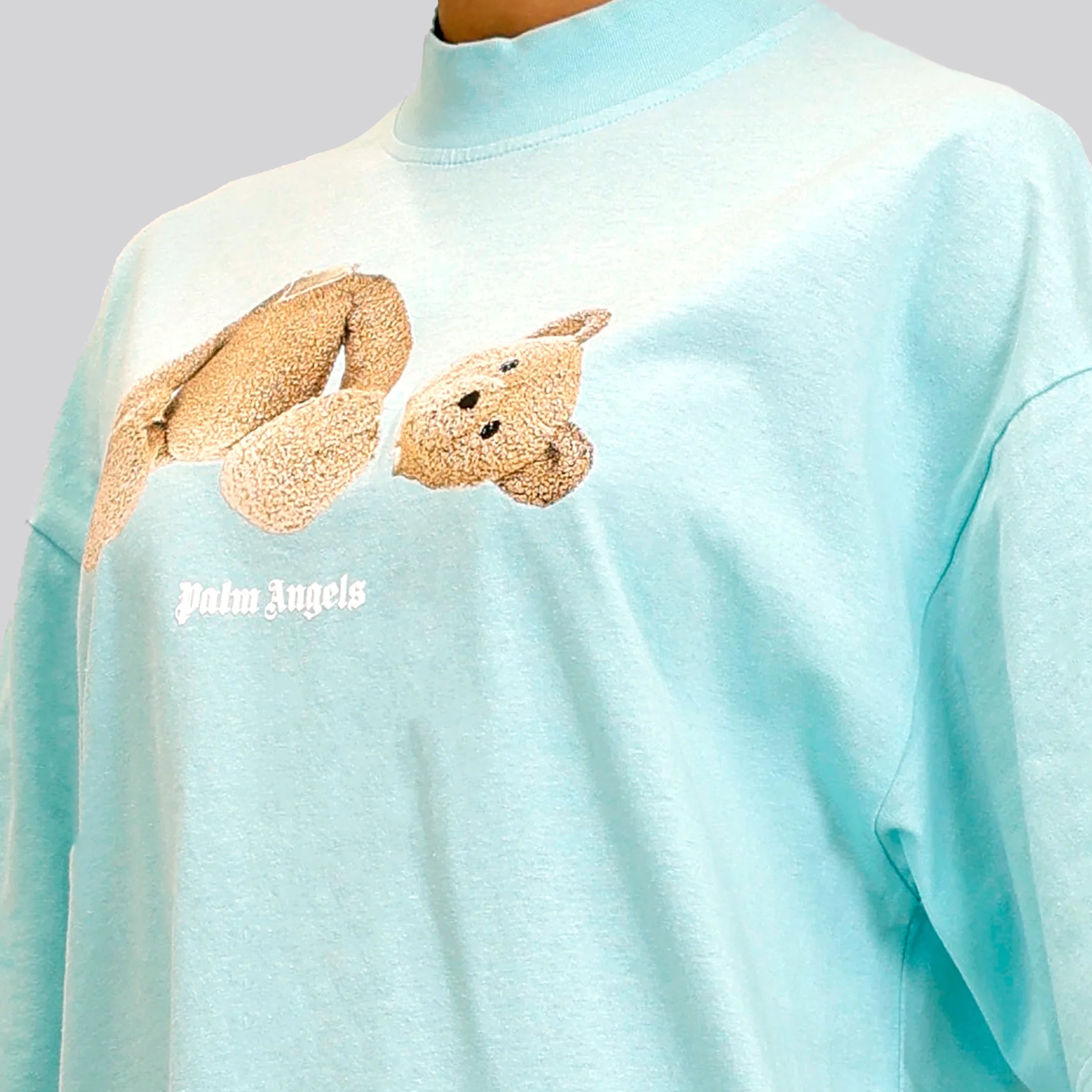 Camiseta Azul Claro Palm Angels Teddy Bear