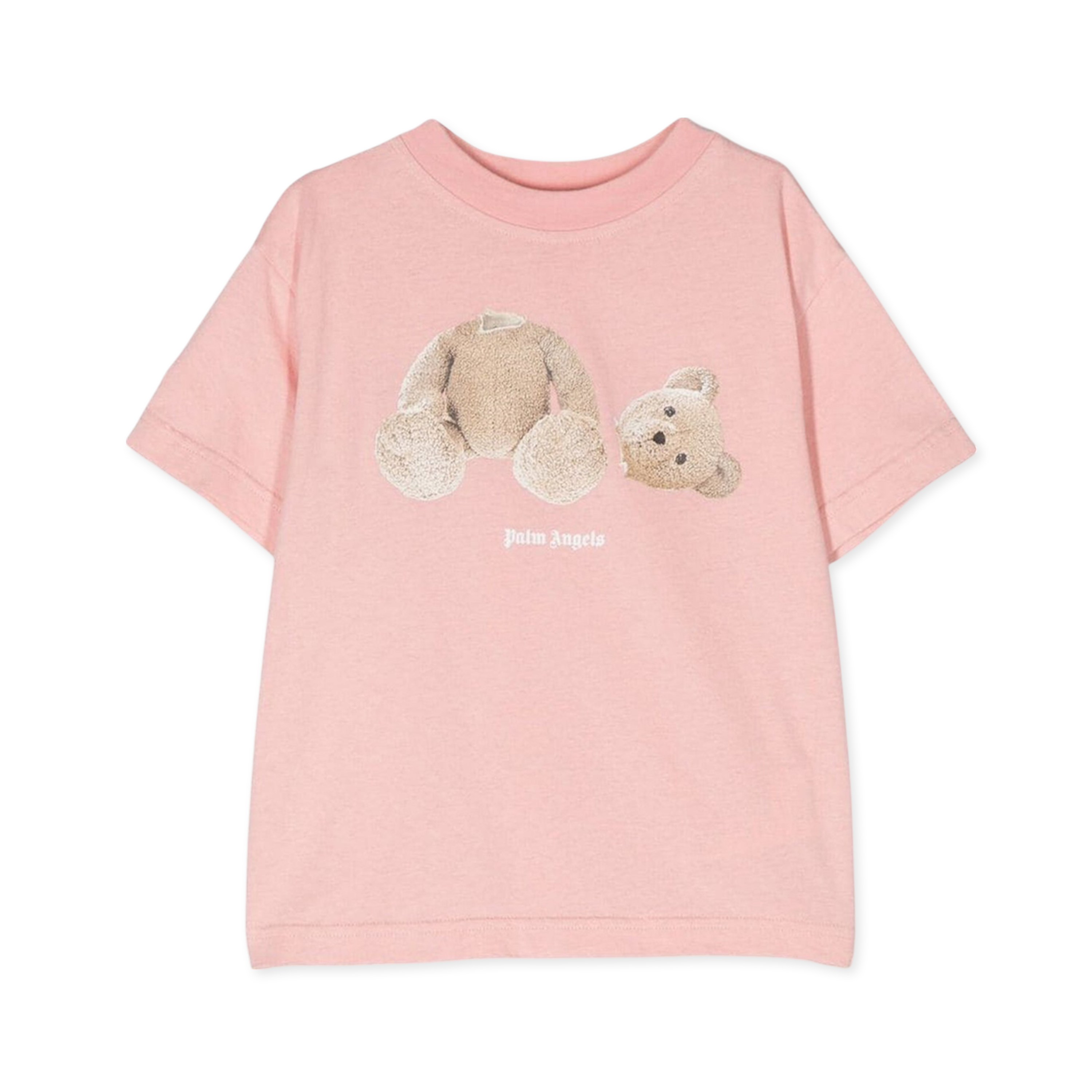Camiseta Rosada Palm Angels Kids Bear