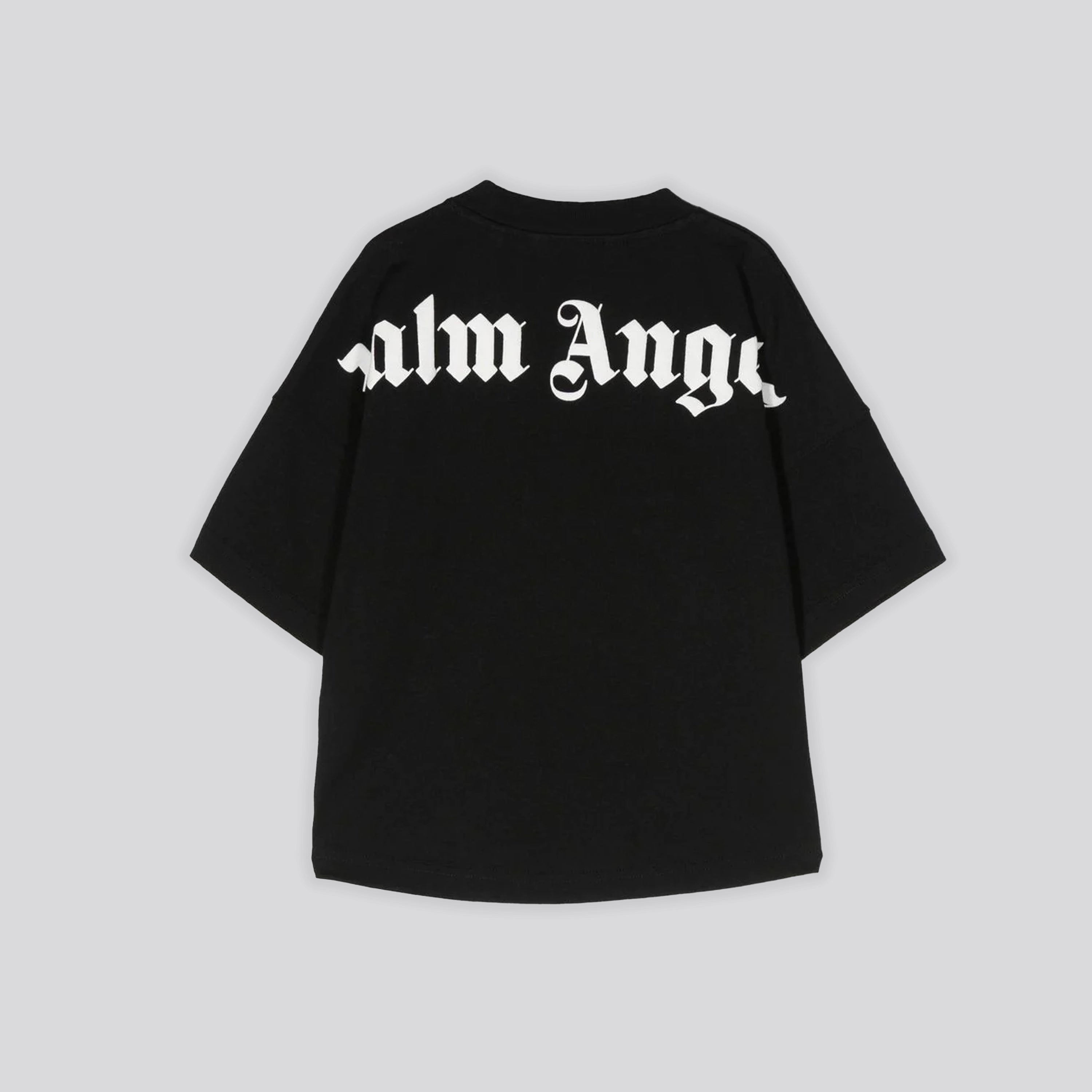 Camiseta Negra Palm Angels Kids Classic Overlogo