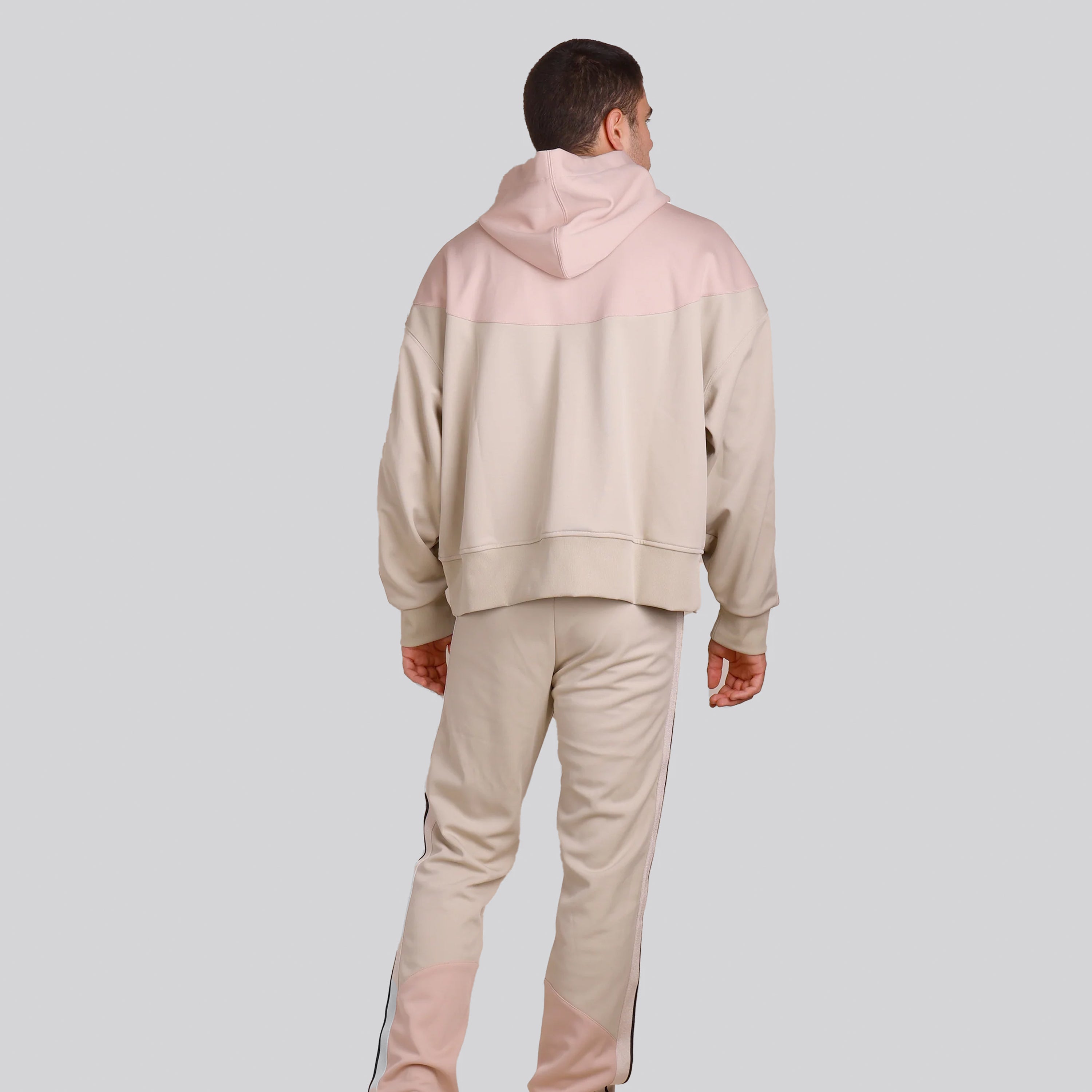 Chaqueta Beige Rose Dust Palm Angels Logo