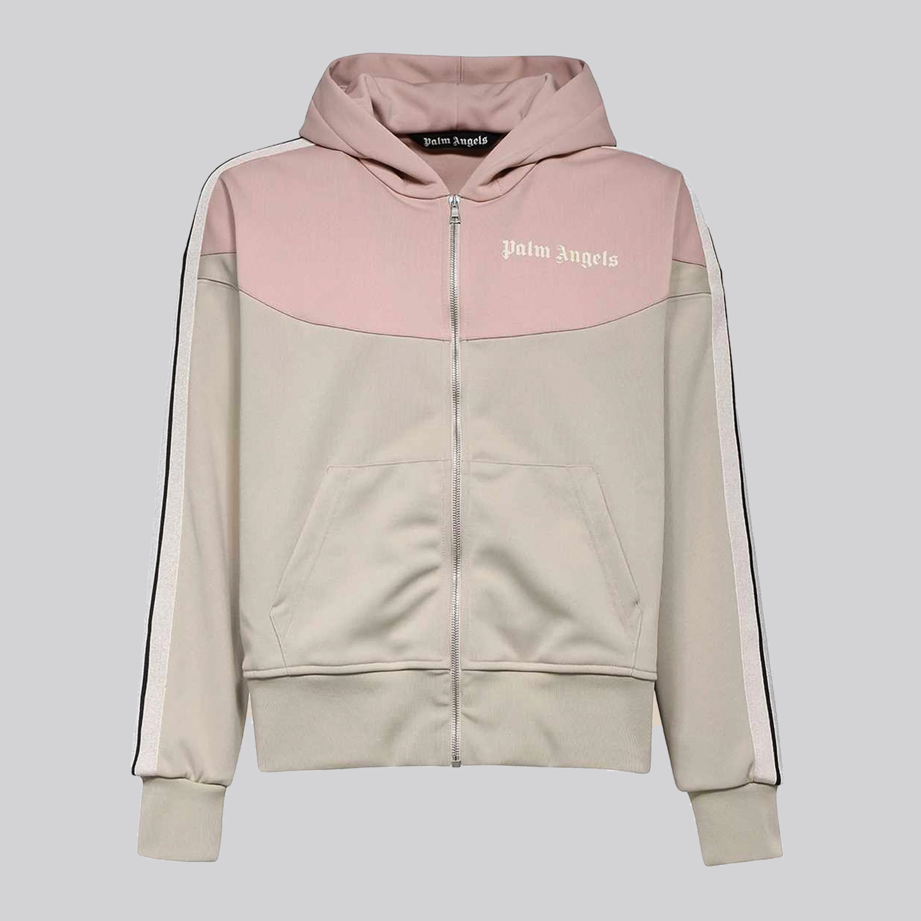 Chaqueta Beige Rose Dust Palm Angels Logo