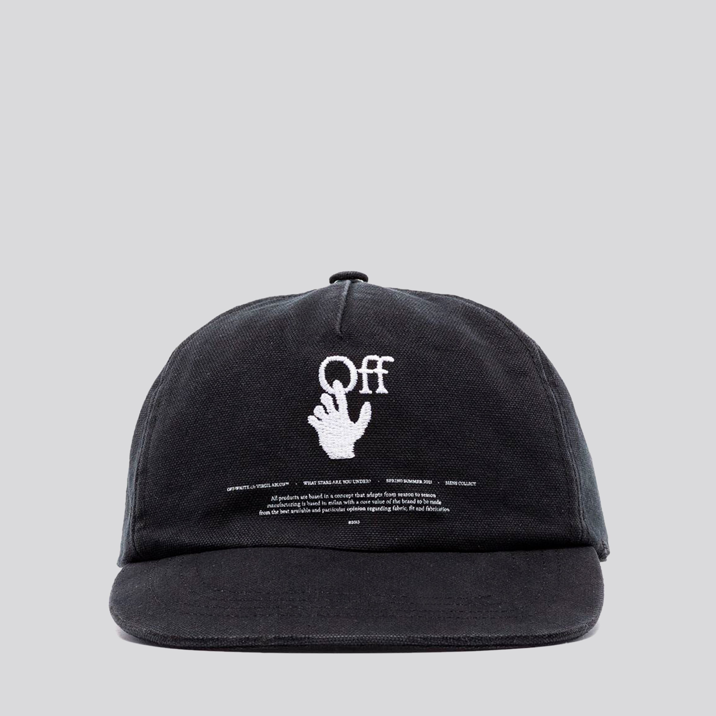 Gorra Negra Off-White OW Hand Off