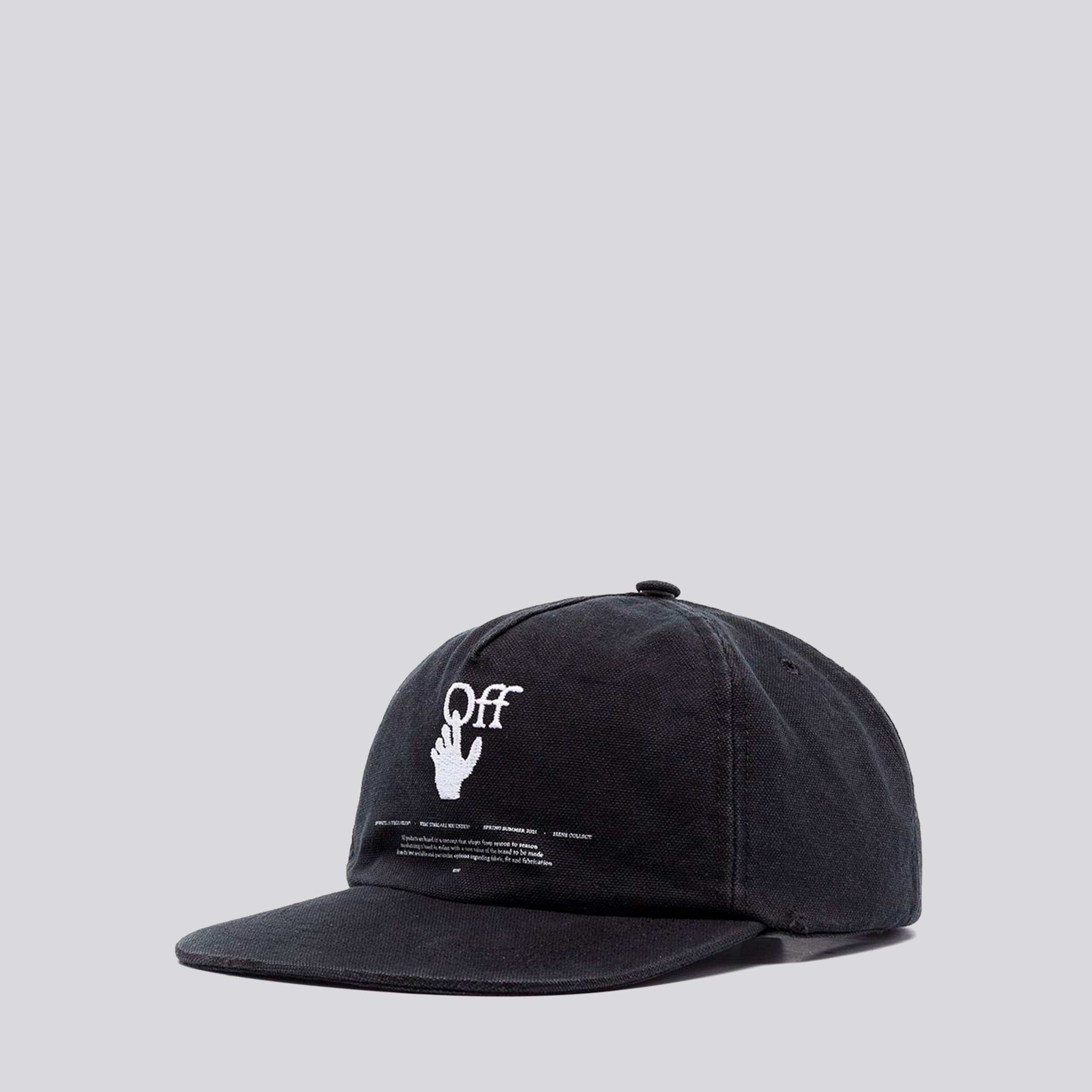 Gorra Negra Off-White OW Hand Off