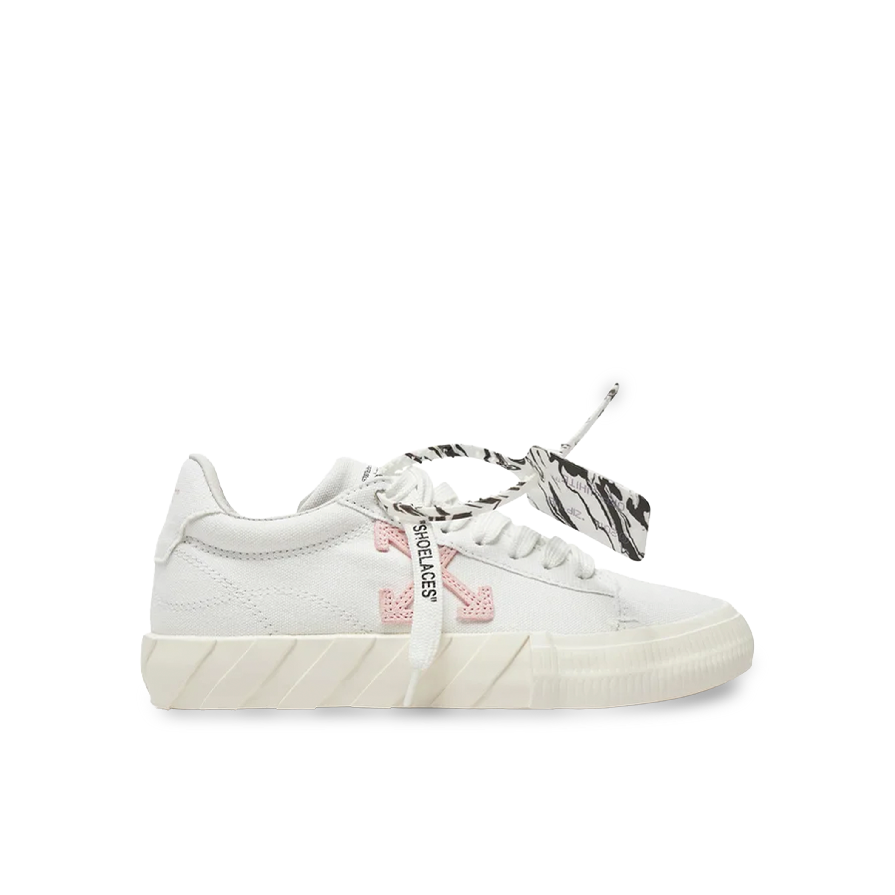 Sneakers Blancos Moschino Vulcanized Pink