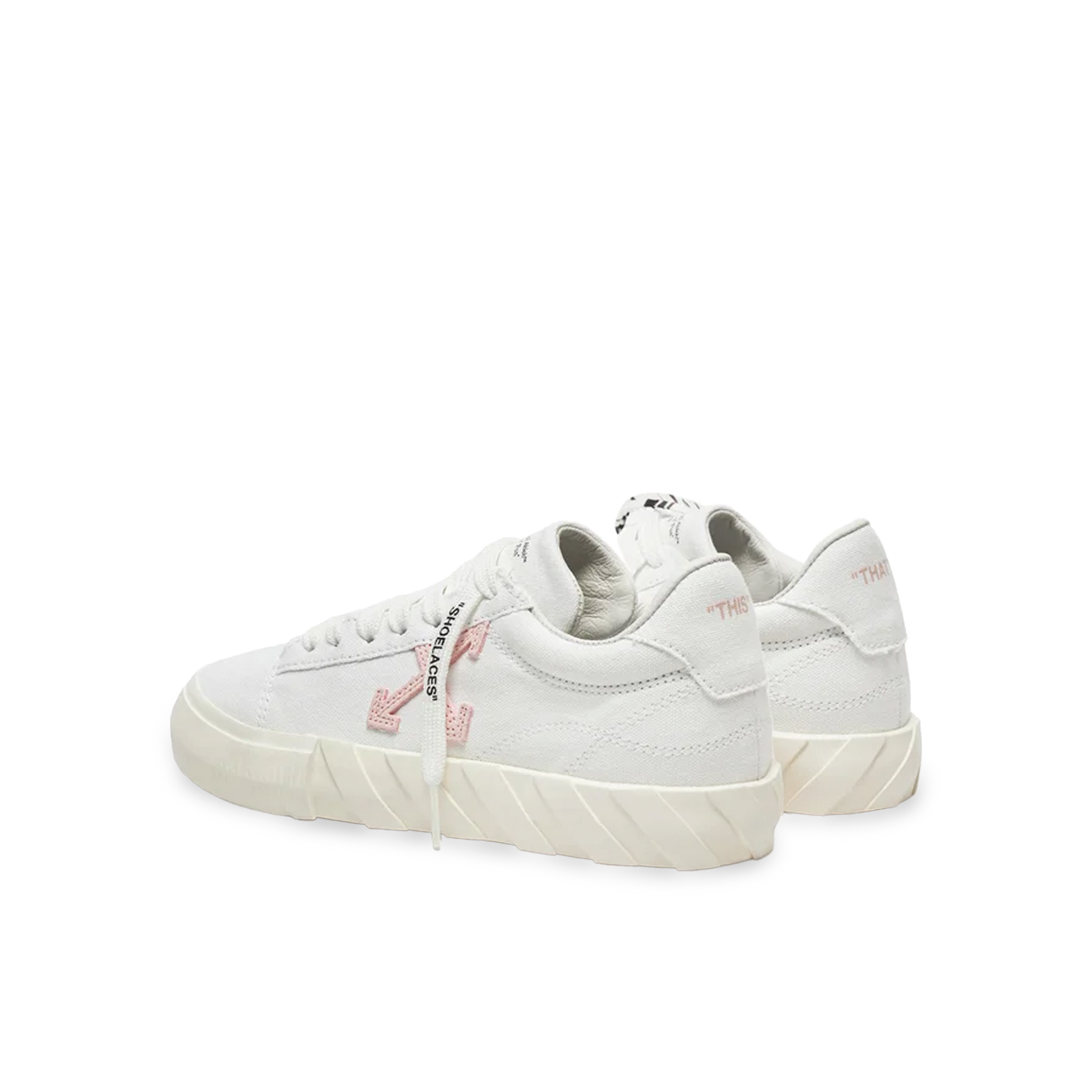 Sneakers Blancos Moschino Vulcanized Pink