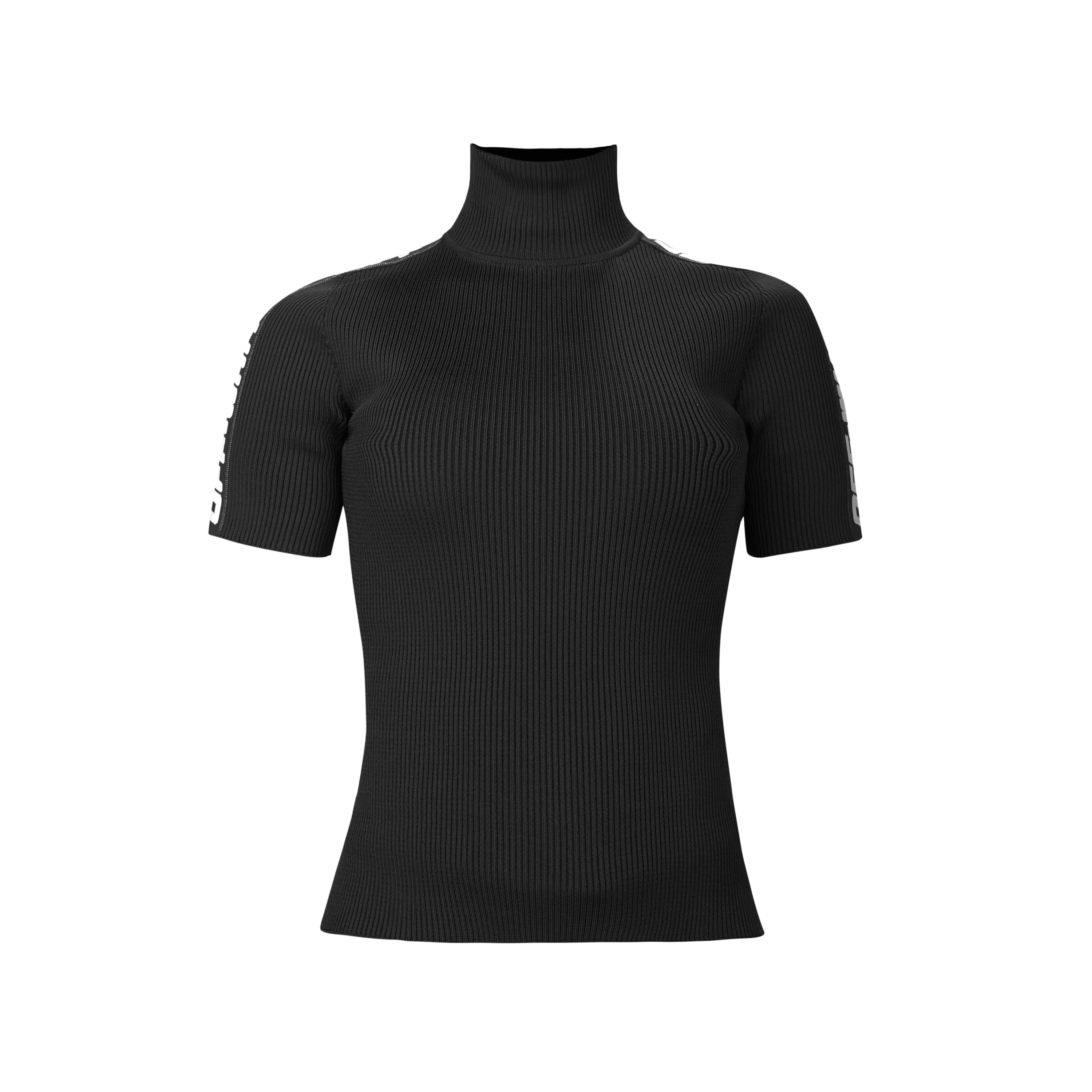 Camiseta Negra Off-White Logo Banda Lateral