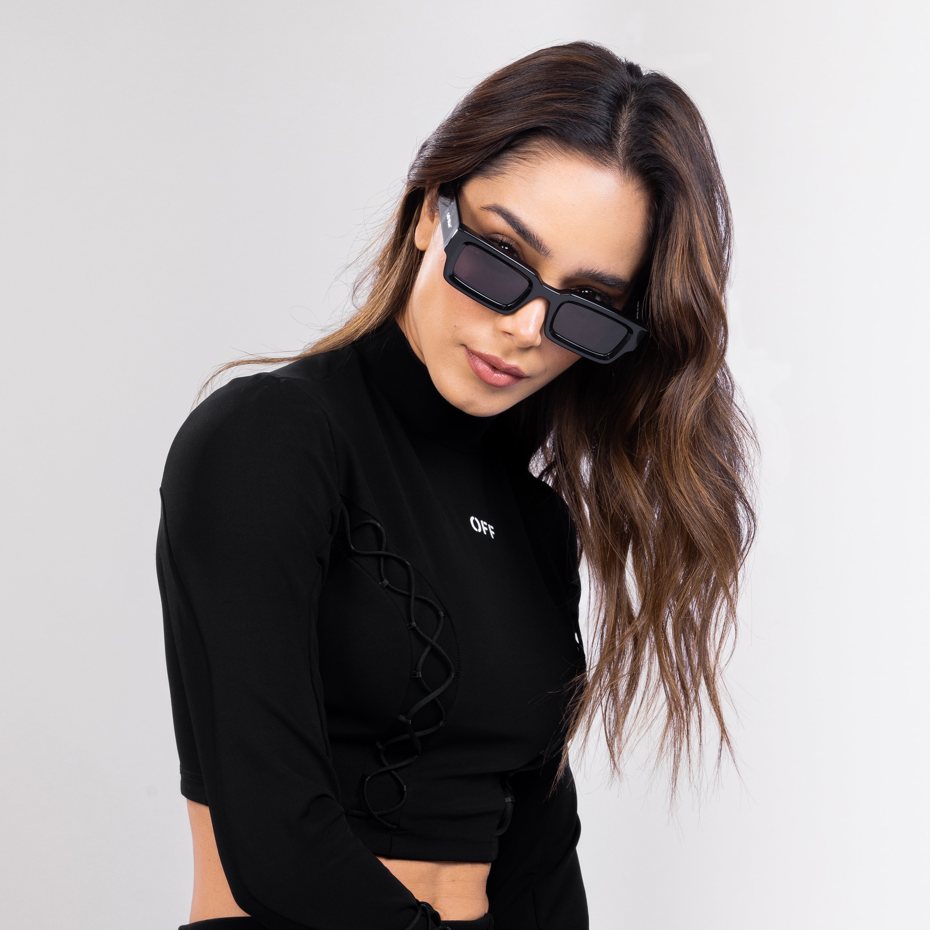 Gafas Negras Off-White Manchester Gris Oscuro