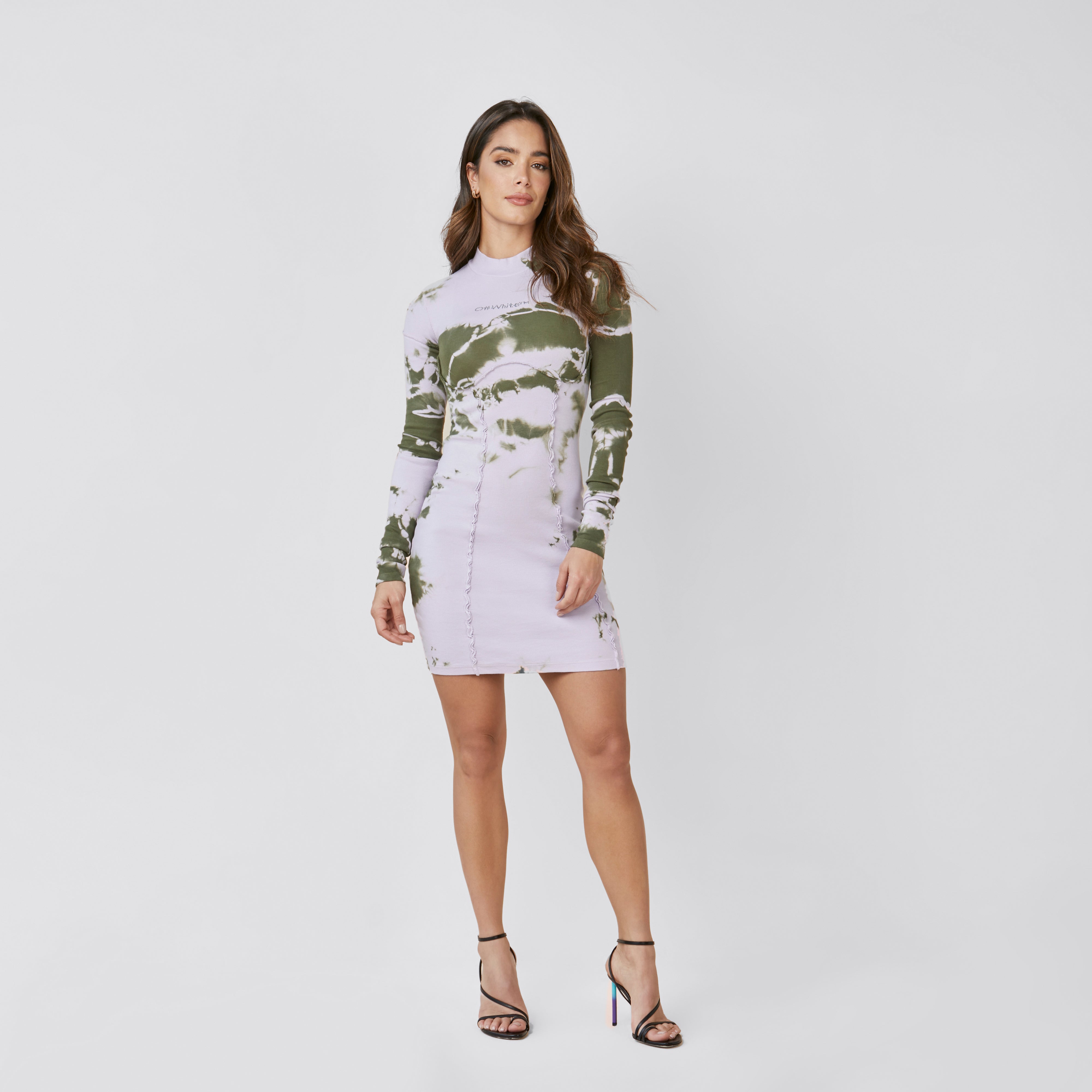 Vestido Tie Dye Rosa Off-White