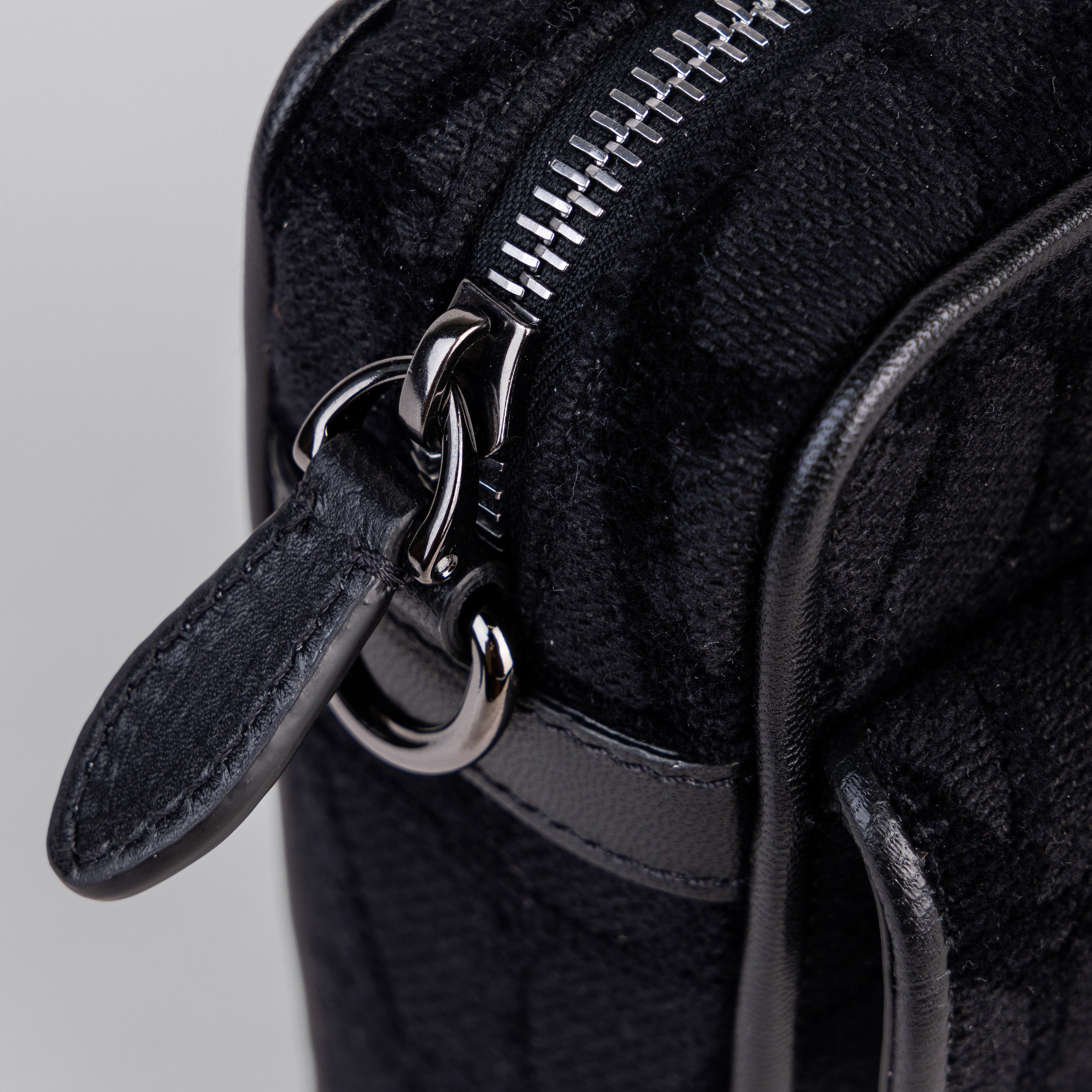 Bolso Negro Valentino Negro Vlogo Loco Toile