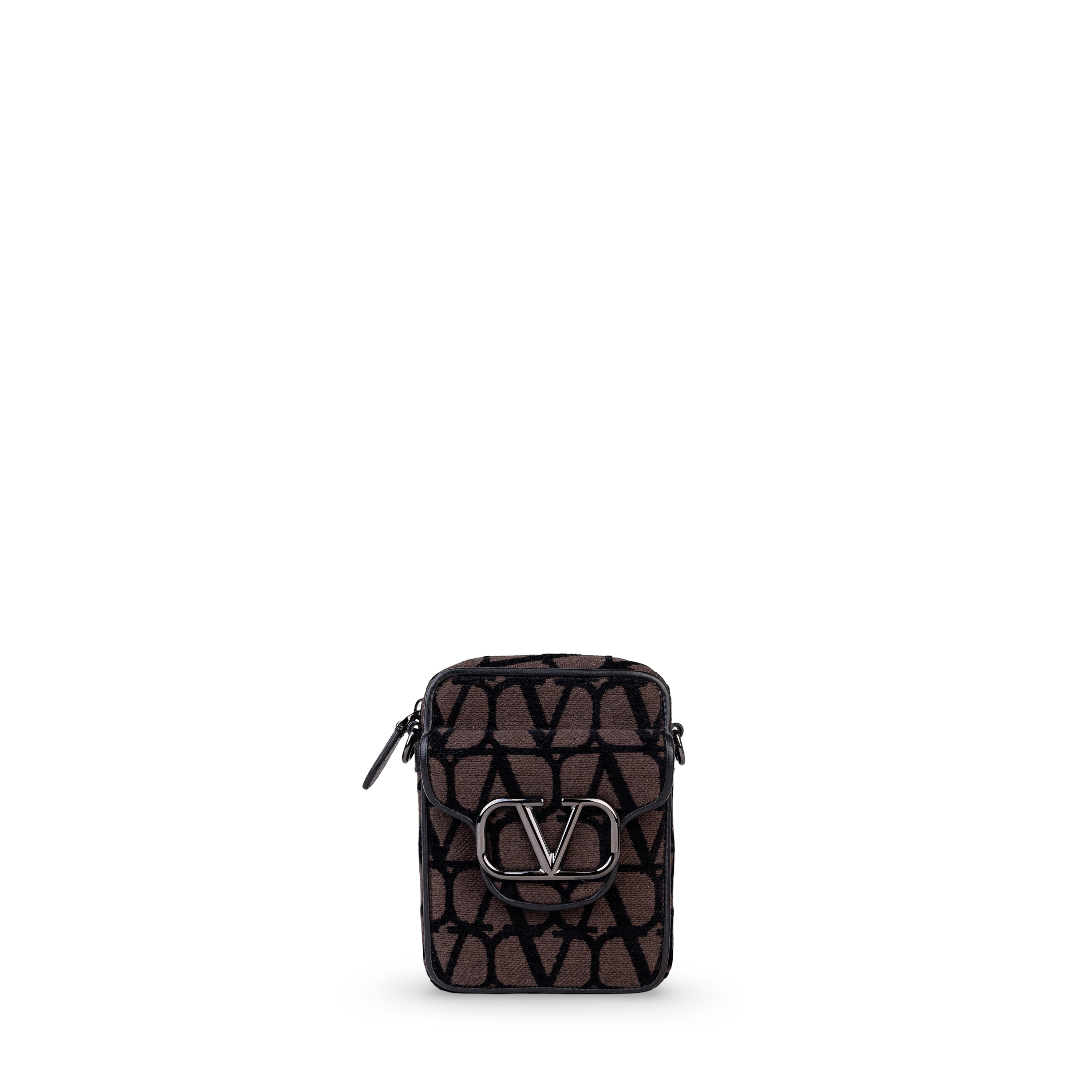 Bolso Café Valentino Negro Vlogo Loco Toile