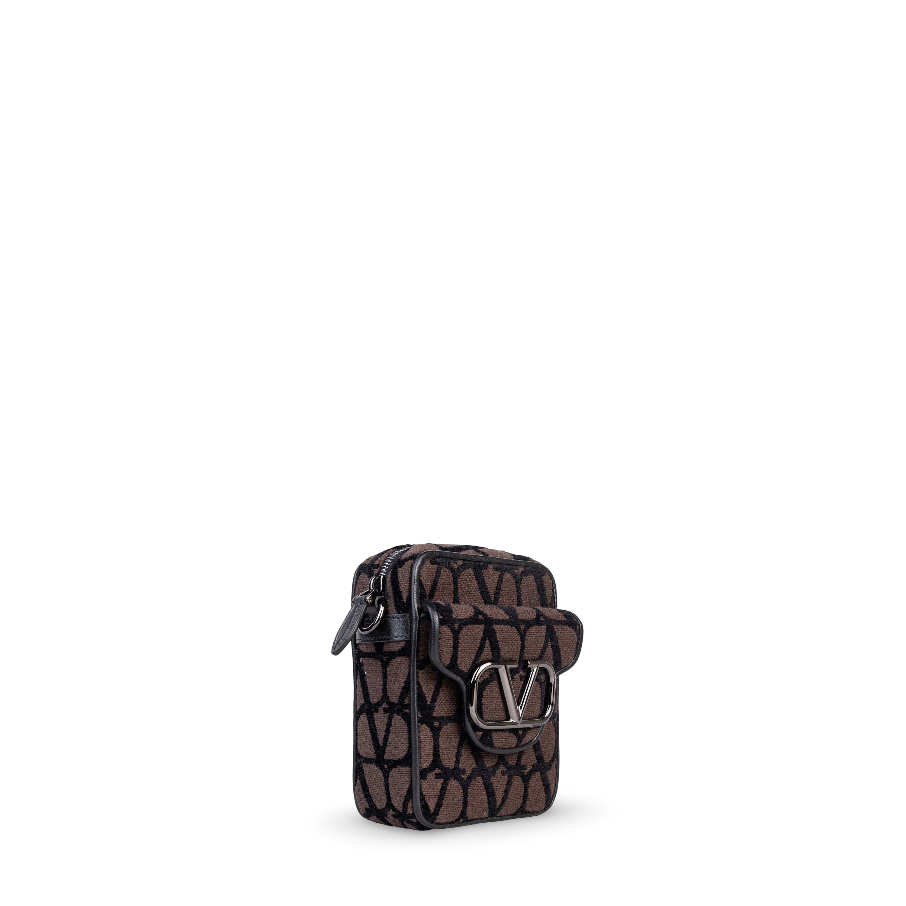 Bolso Café Valentino Negro Vlogo Loco Toile
