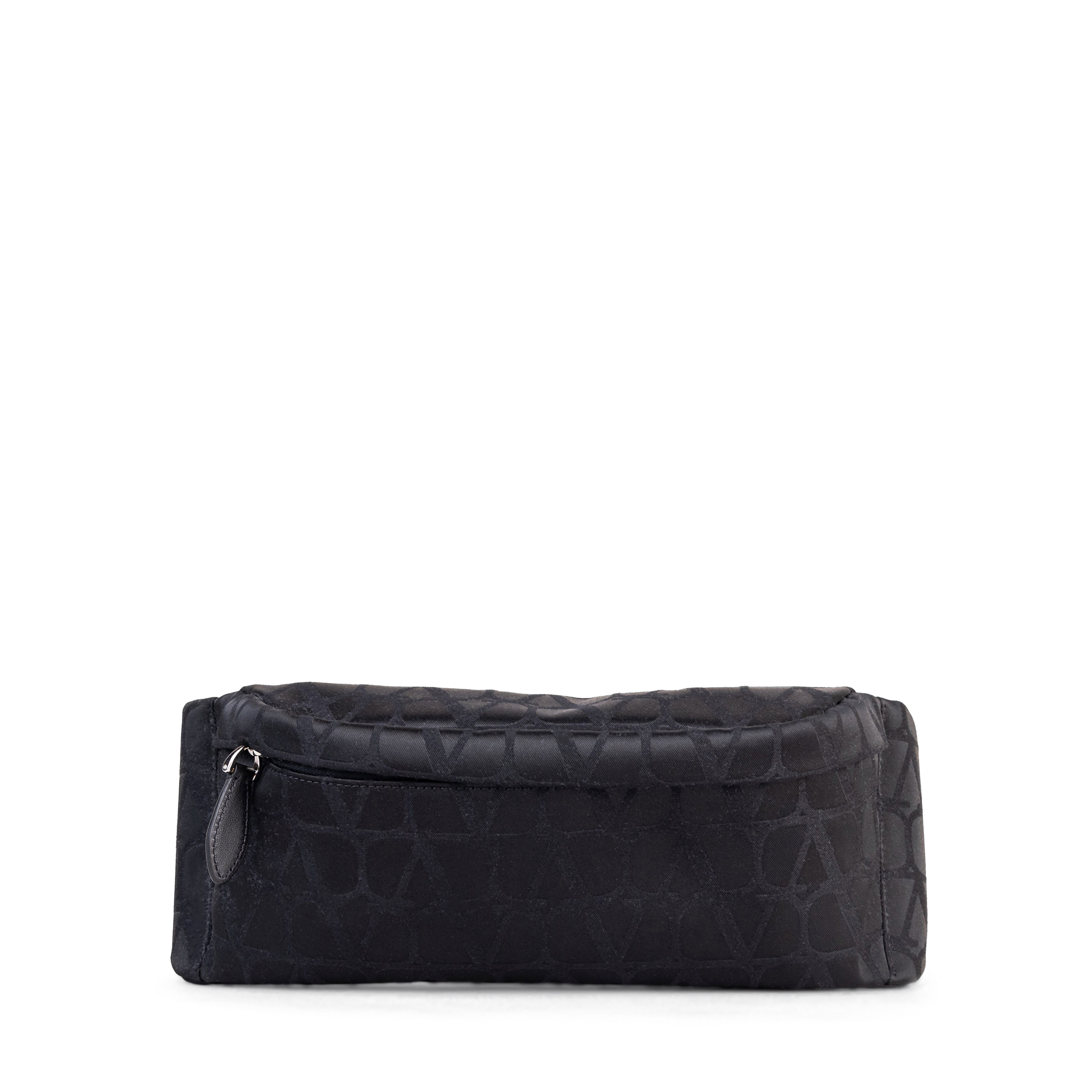 Riñonera Negra Valentino Vlogo Monogram Iconographe