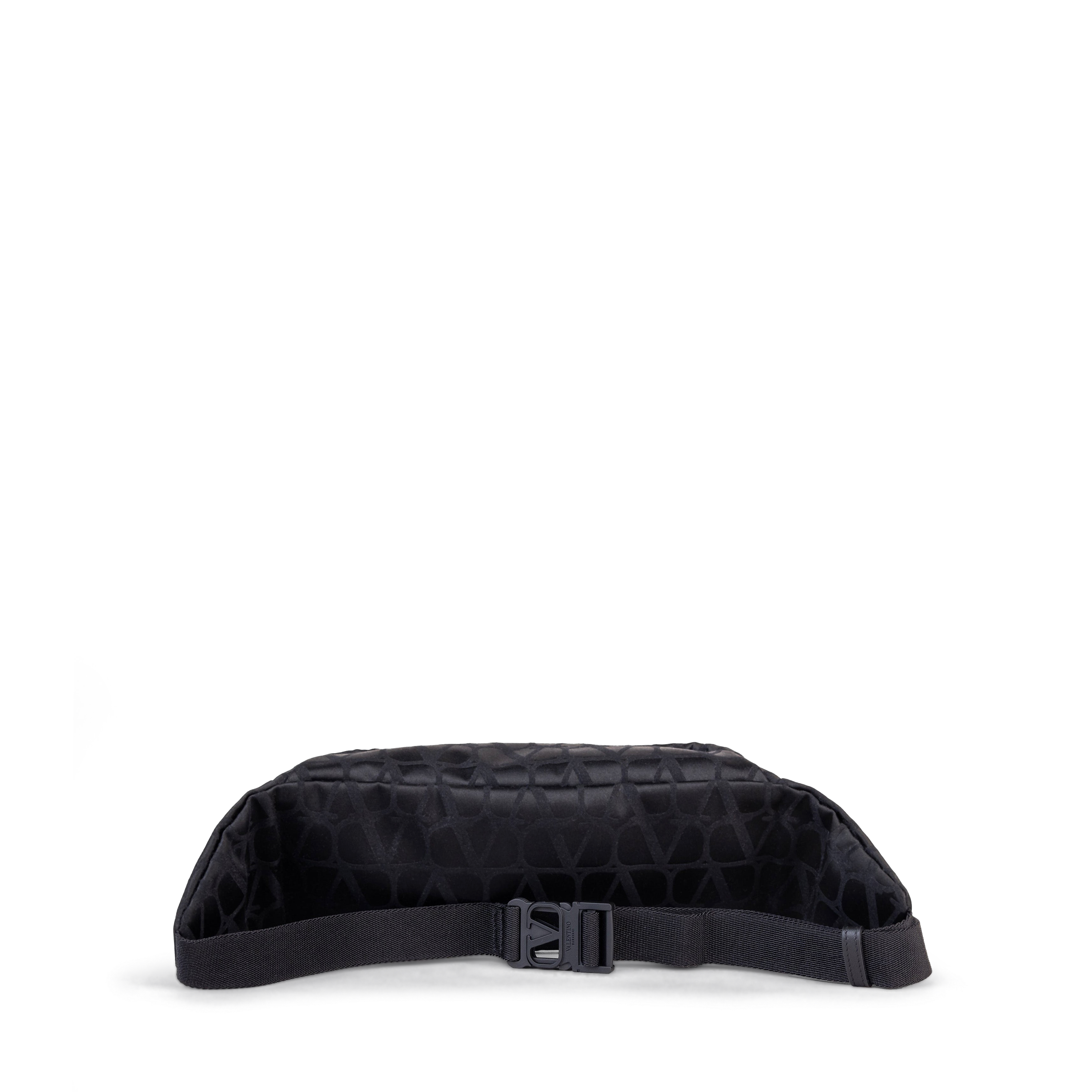 Riñonera Negra Valentino Vlogo Monogram Iconographe