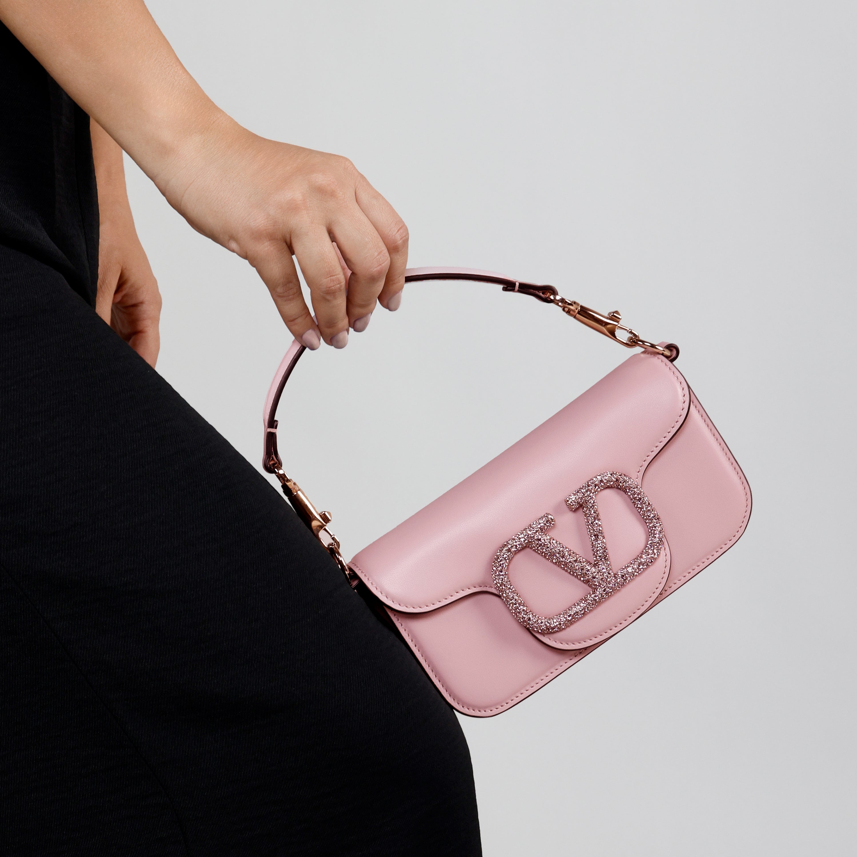 Cartera Lila Valentino Vlogo Crystal