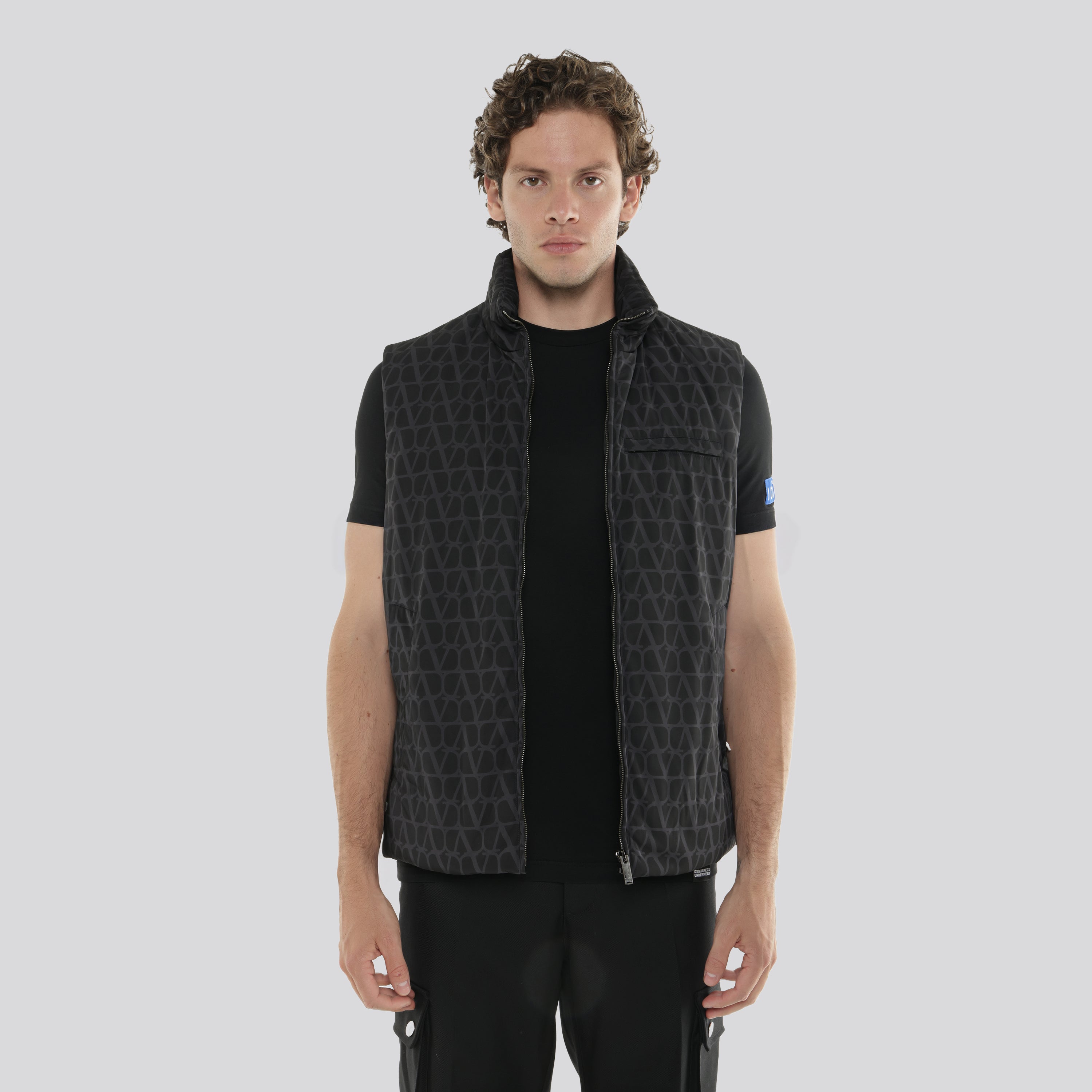 Chaleco Negro Valentino Sin Mangas Iconographe