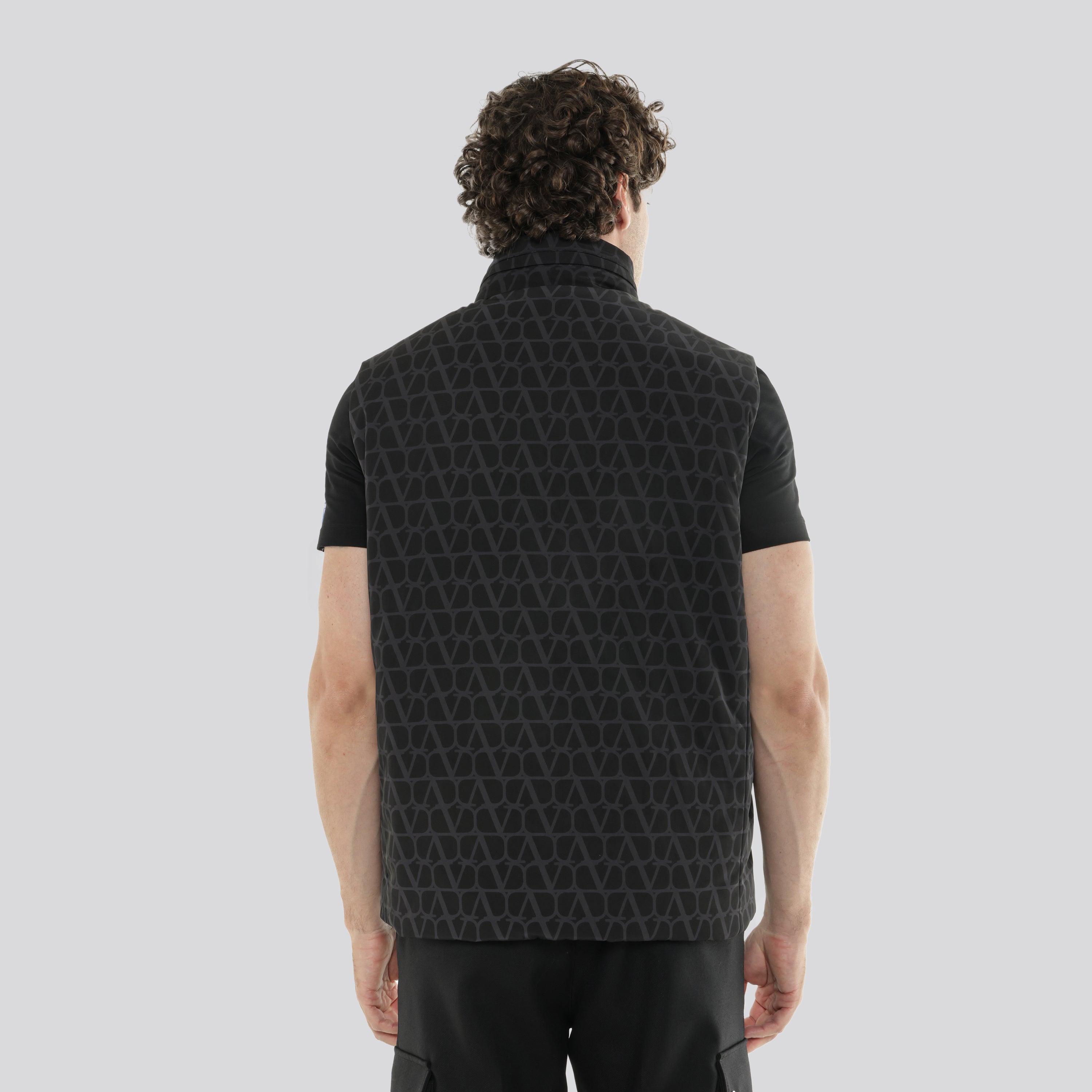 Chaleco Negro Valentino Sin Mangas Iconographe
