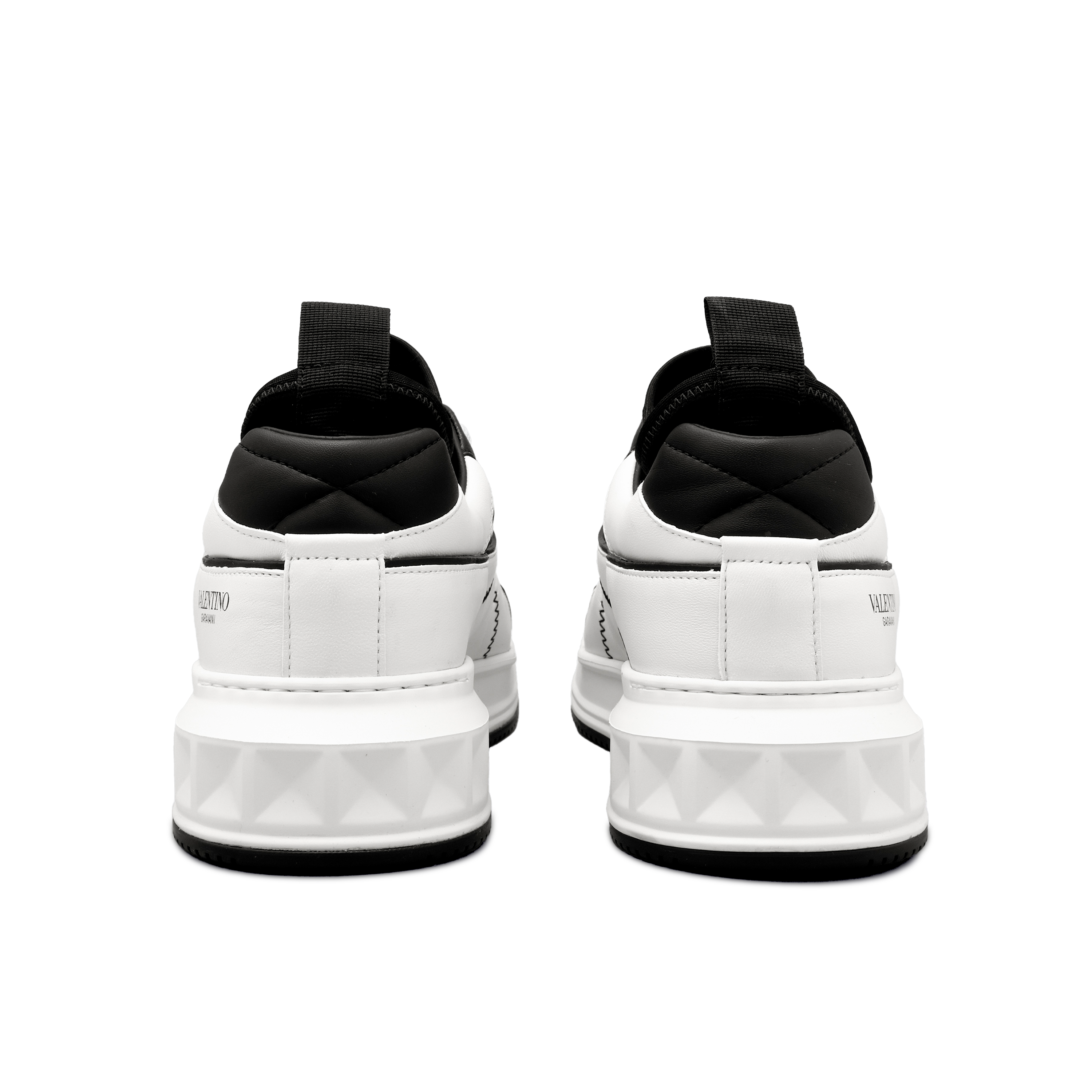 Sneakers Blancos Negro Valentino Roman Stud Sock