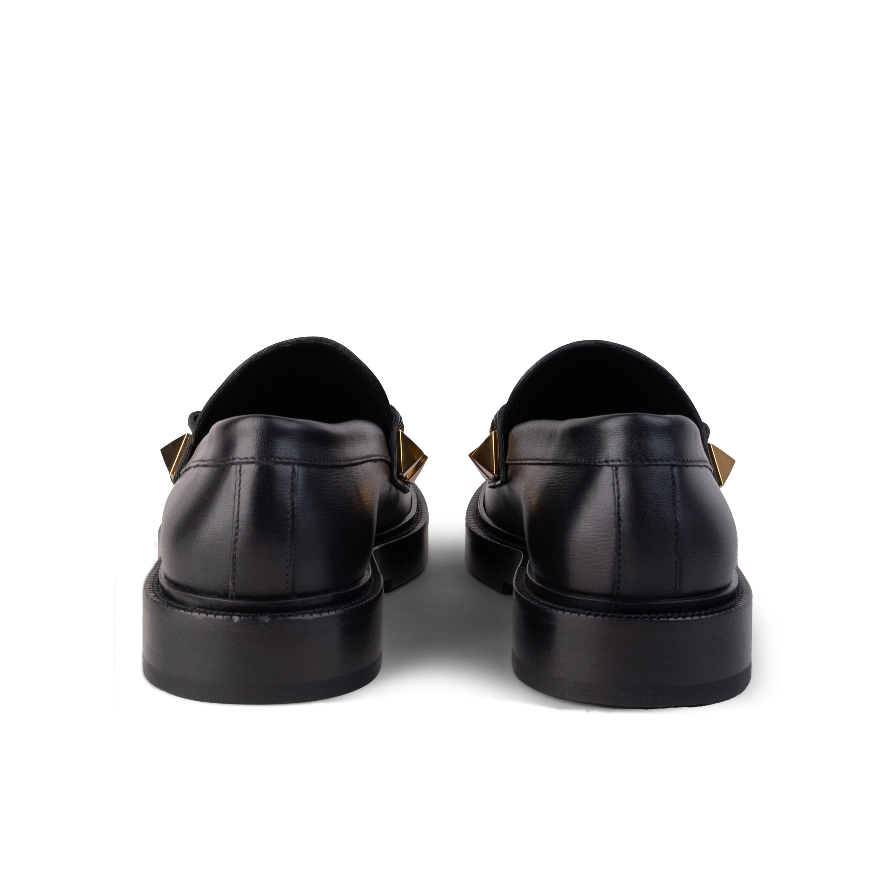 Mocasines Negro Valentino Gold Vlogo