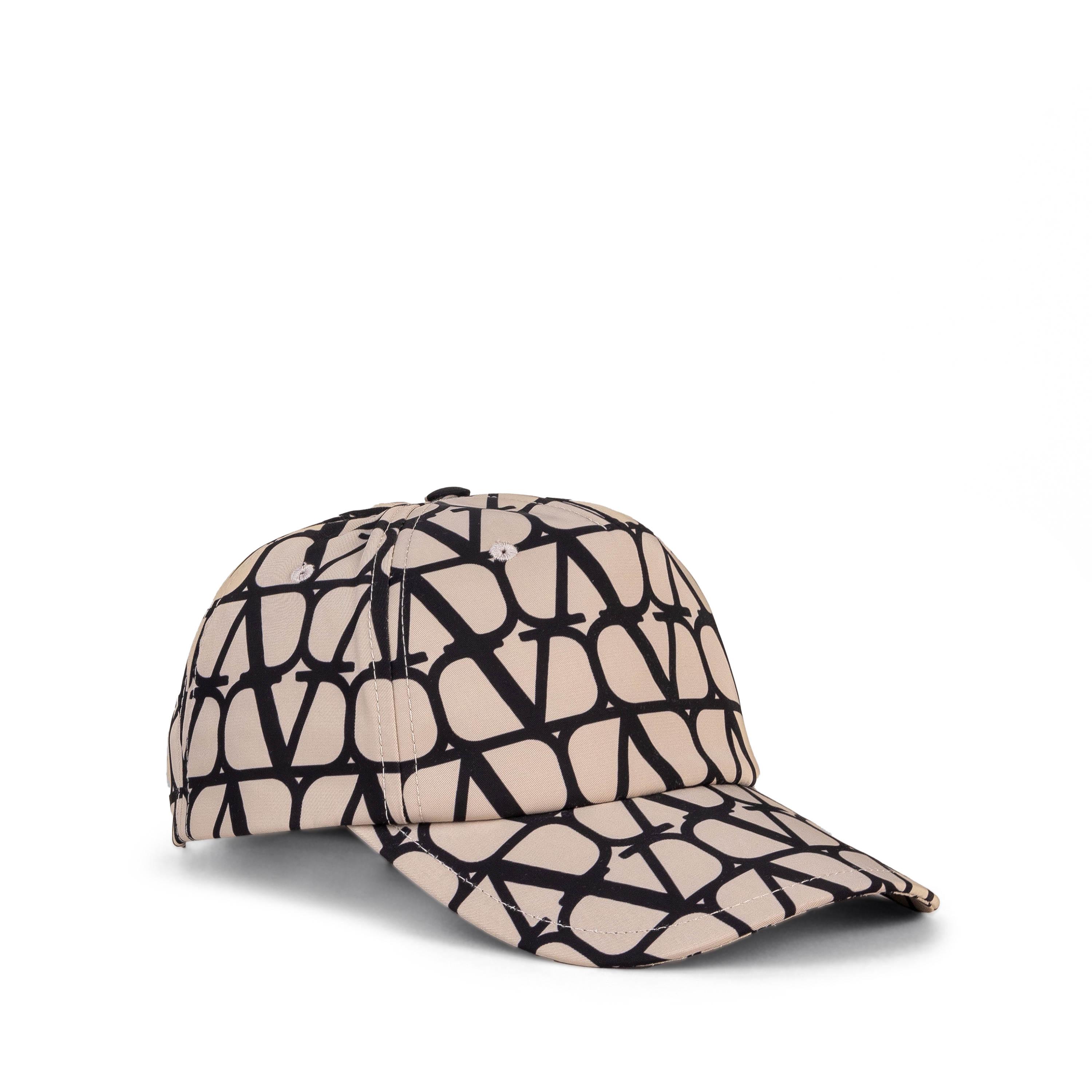 Gorra Beige Negro Valentino Vlogo Monogram