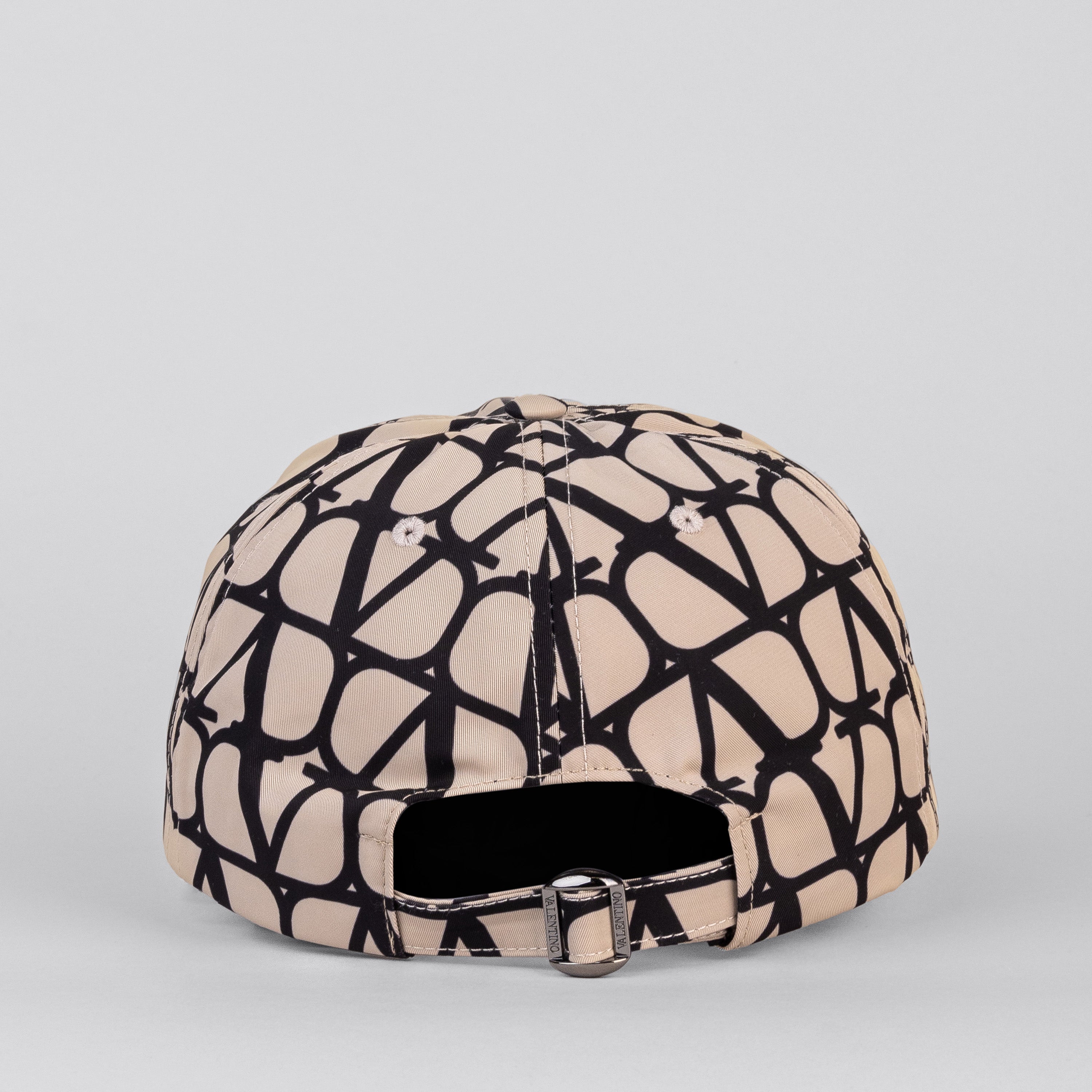 Gorra Beige Negro Valentino Vlogo Monogram