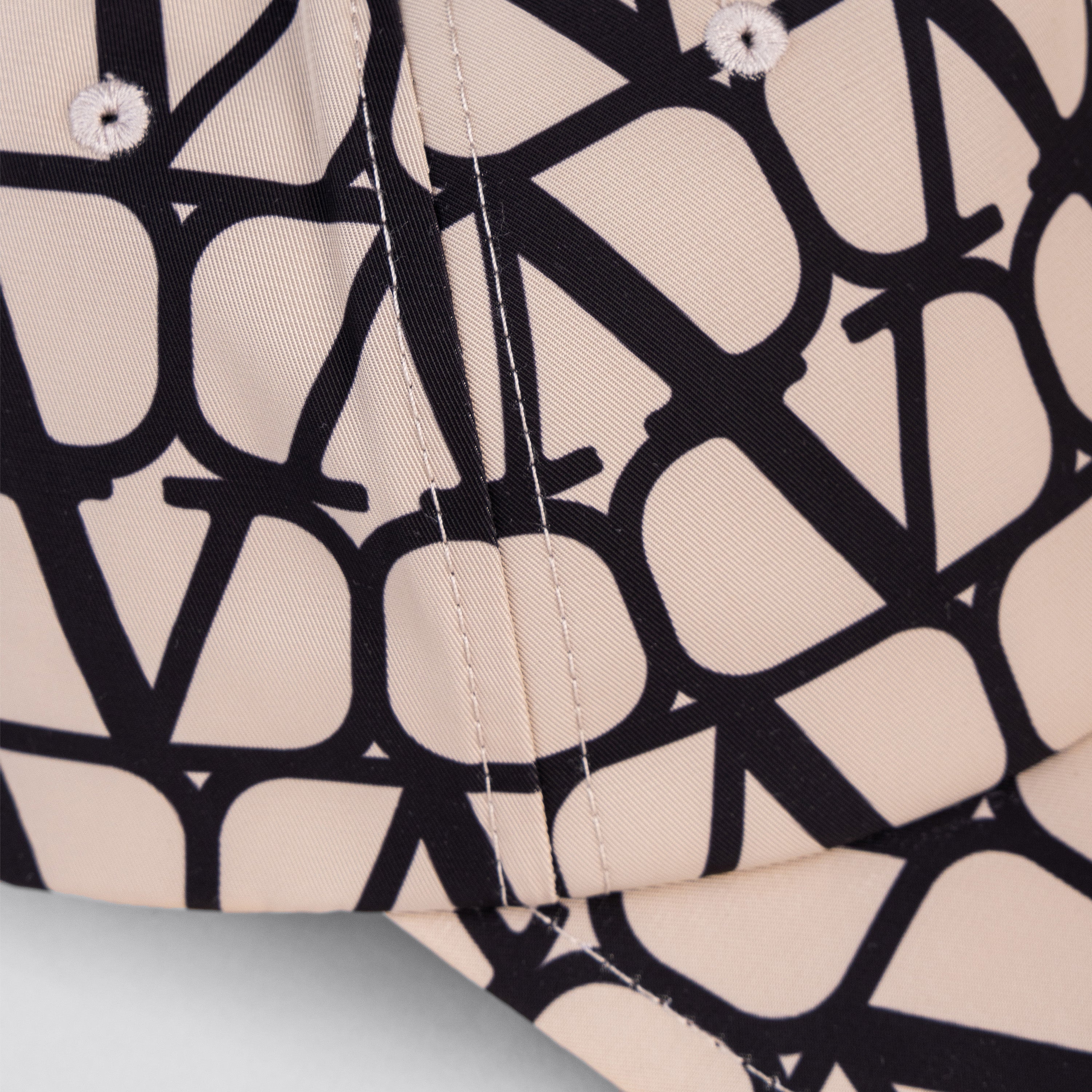 Gorra Beige Negro Valentino Vlogo Monogram