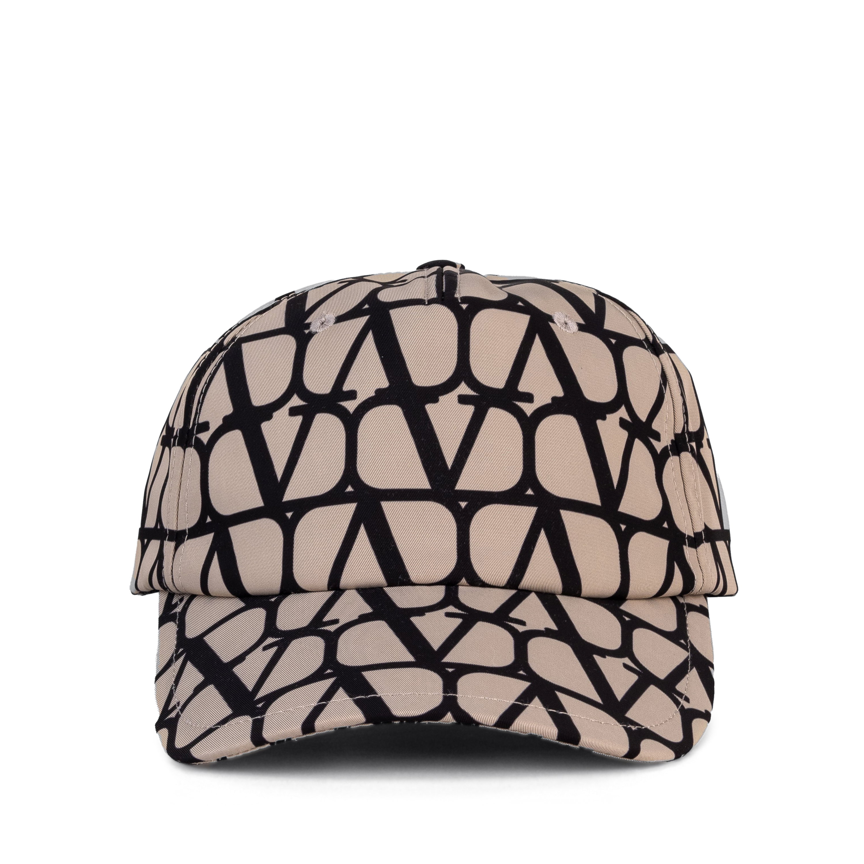 Gorra Beige Negro Valentino Vlogo Monogram