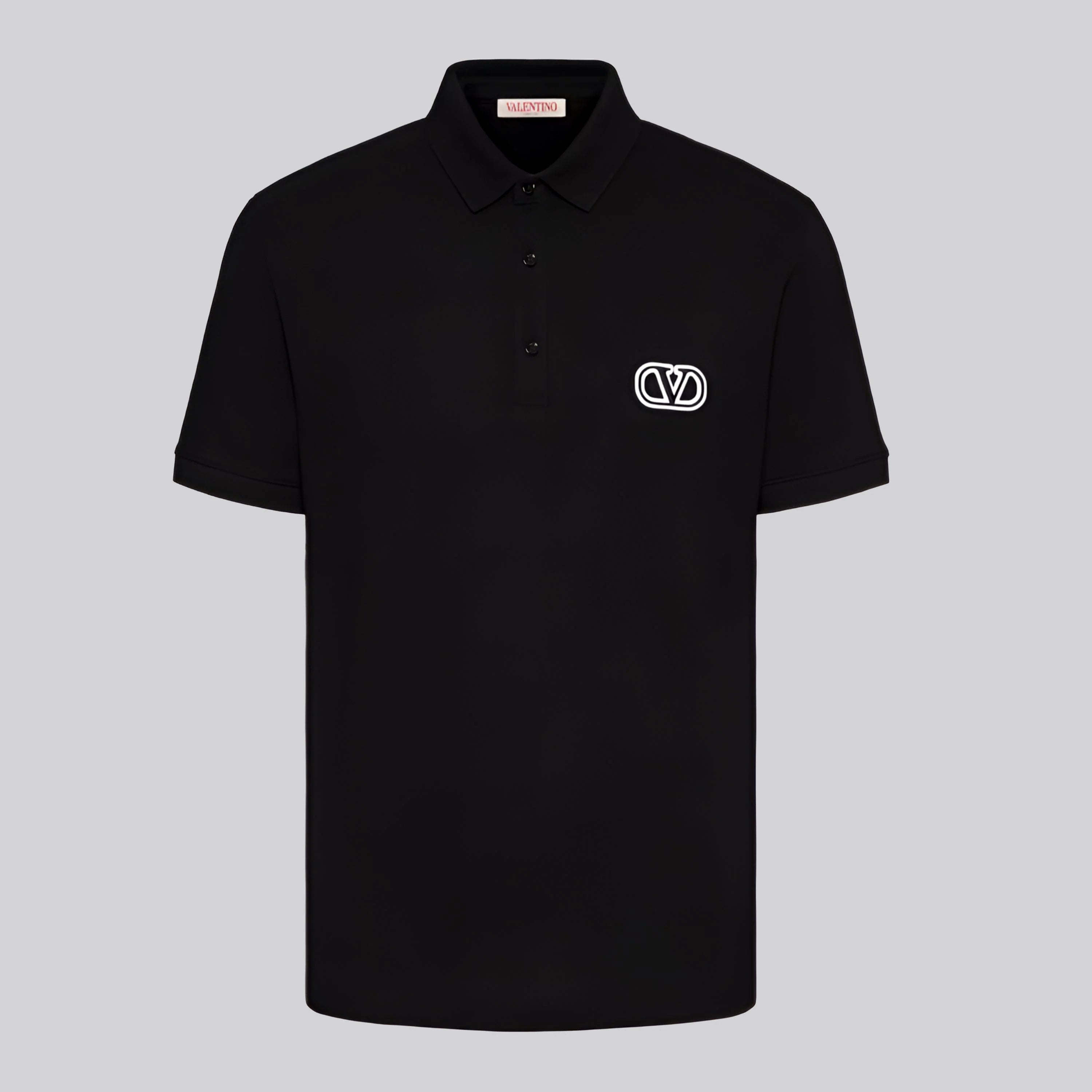 Camisa polo negro sale
