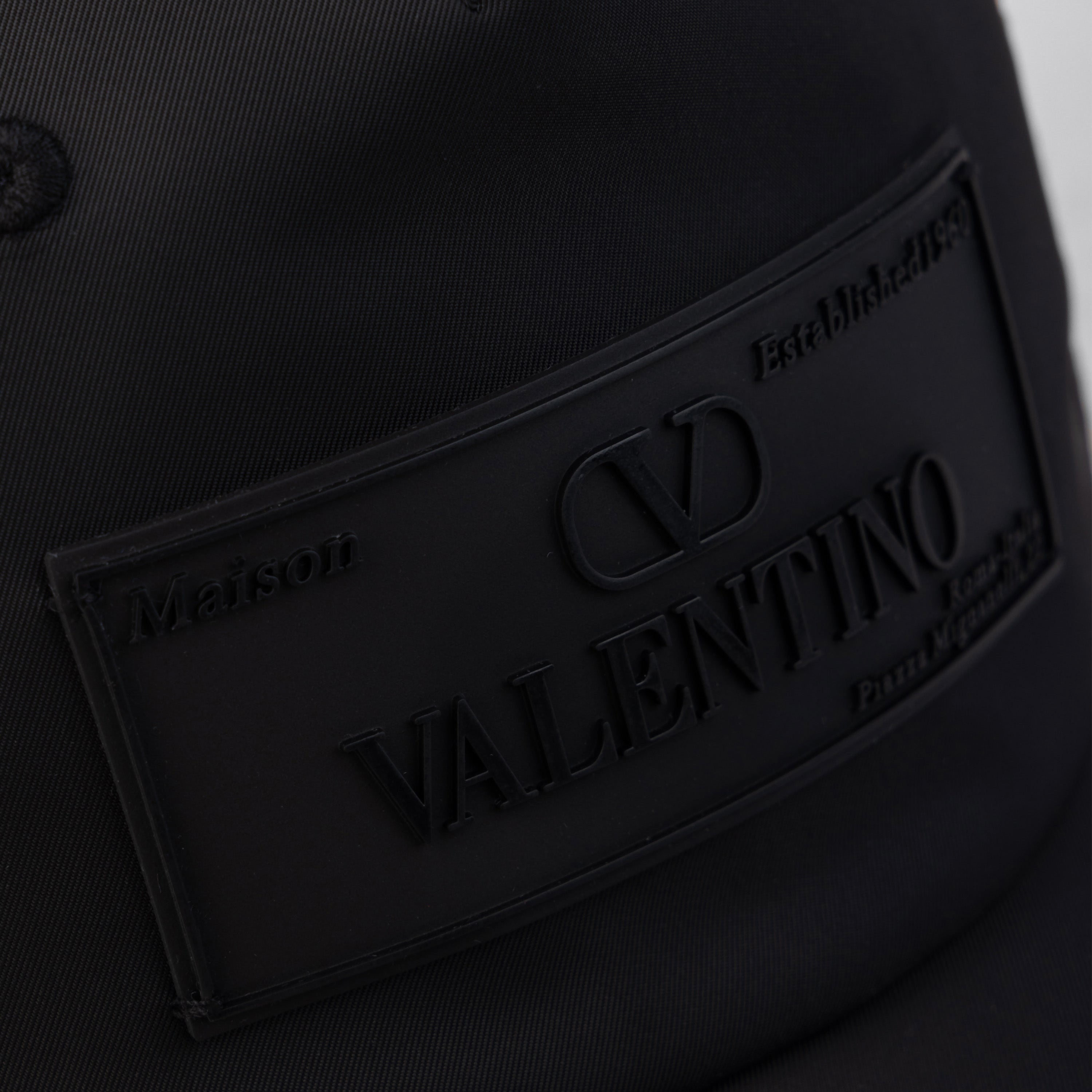 Gorra Negro Negro Valentino Tag