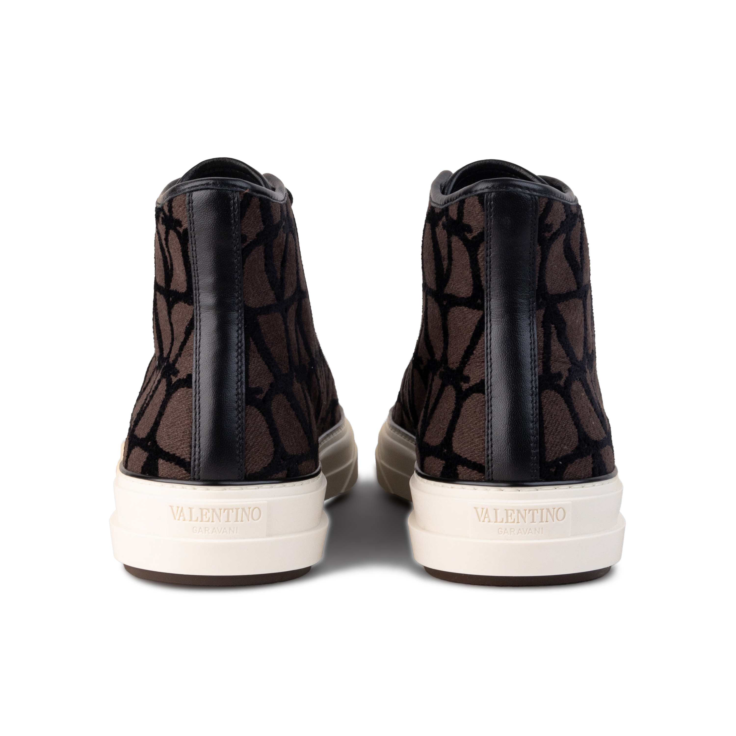 Sneakers Café Valentino High Top Negro Vlogo Monogram