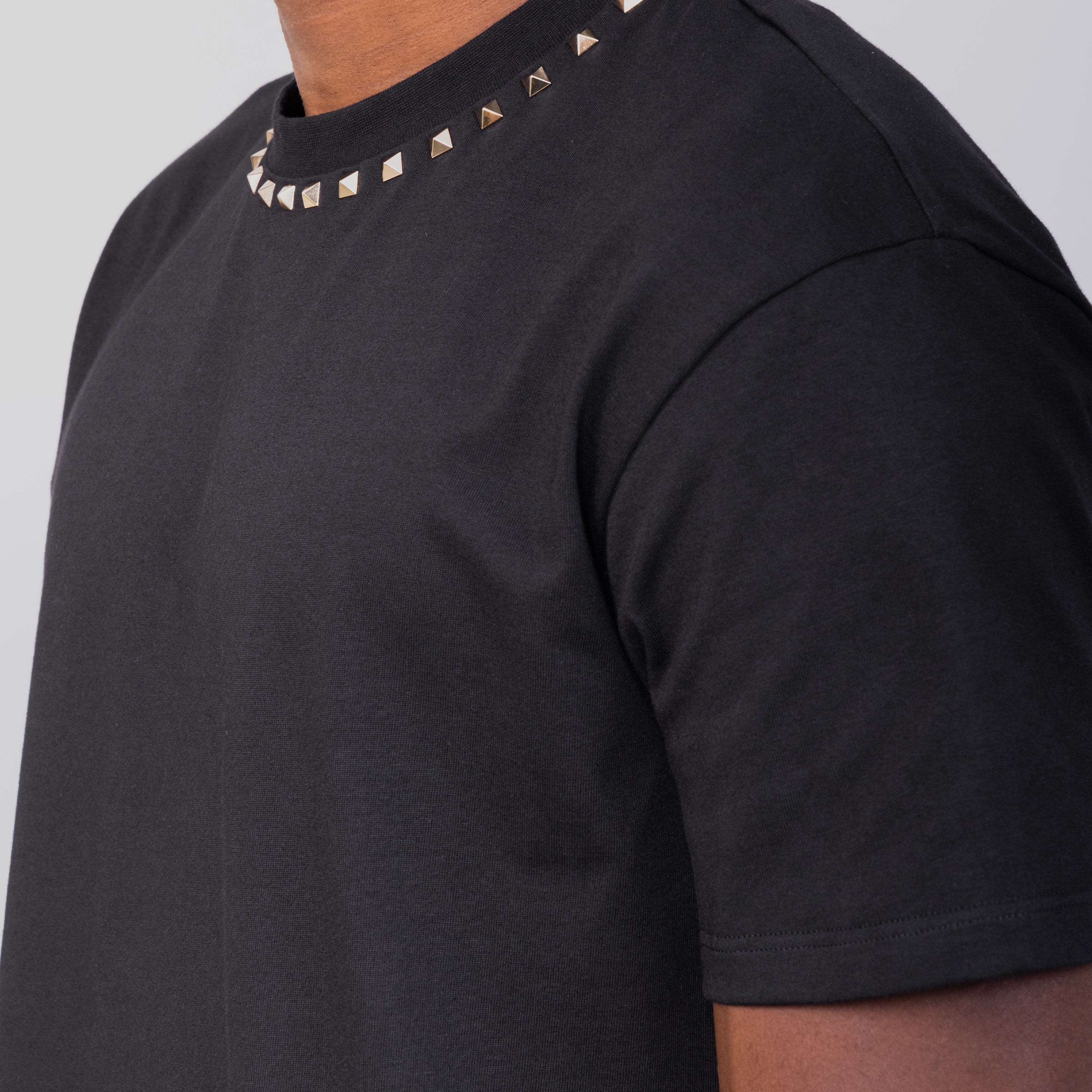 Camiseta Negra Valentino Rockstuds