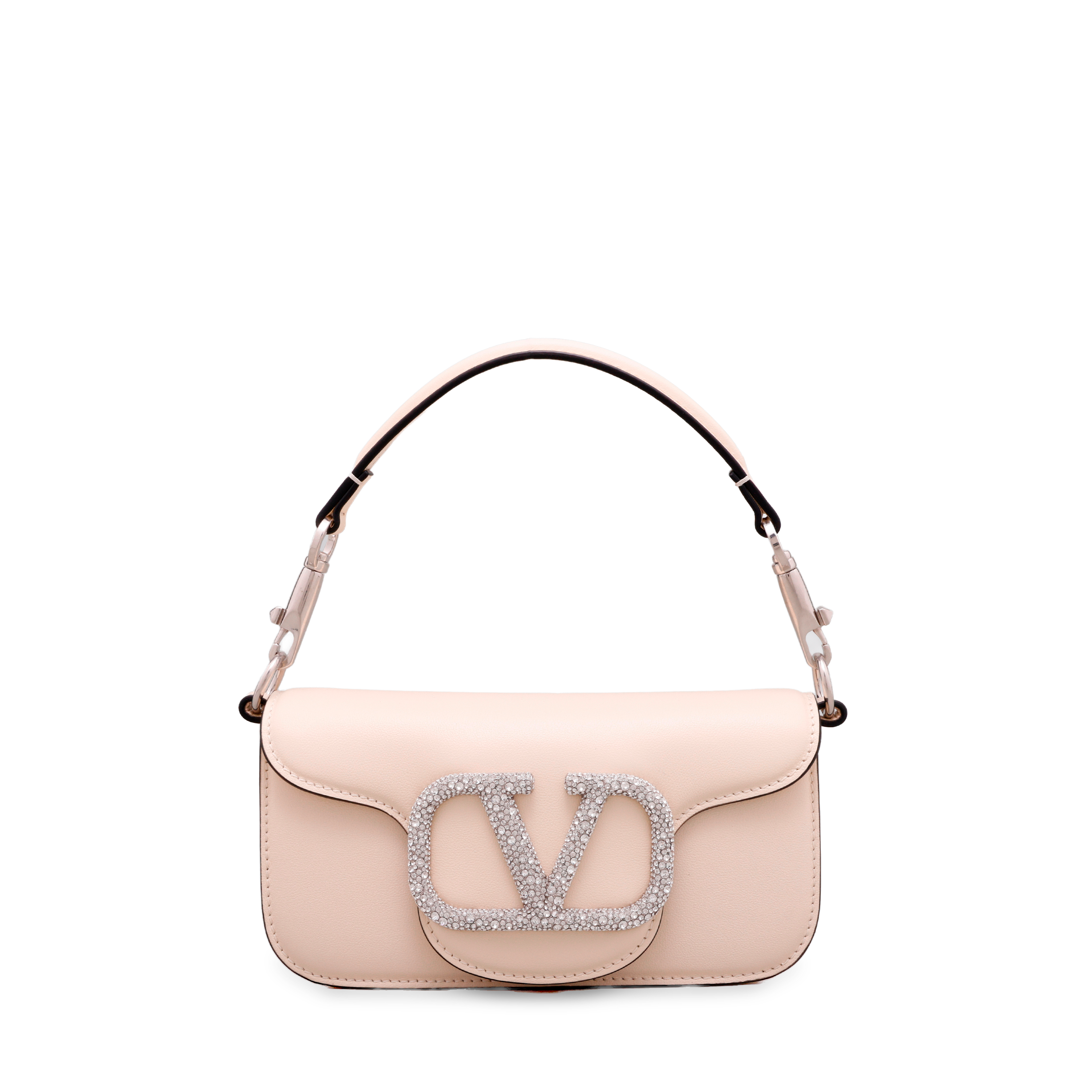 Cartera Blanca Valentino Vlogo Crystal