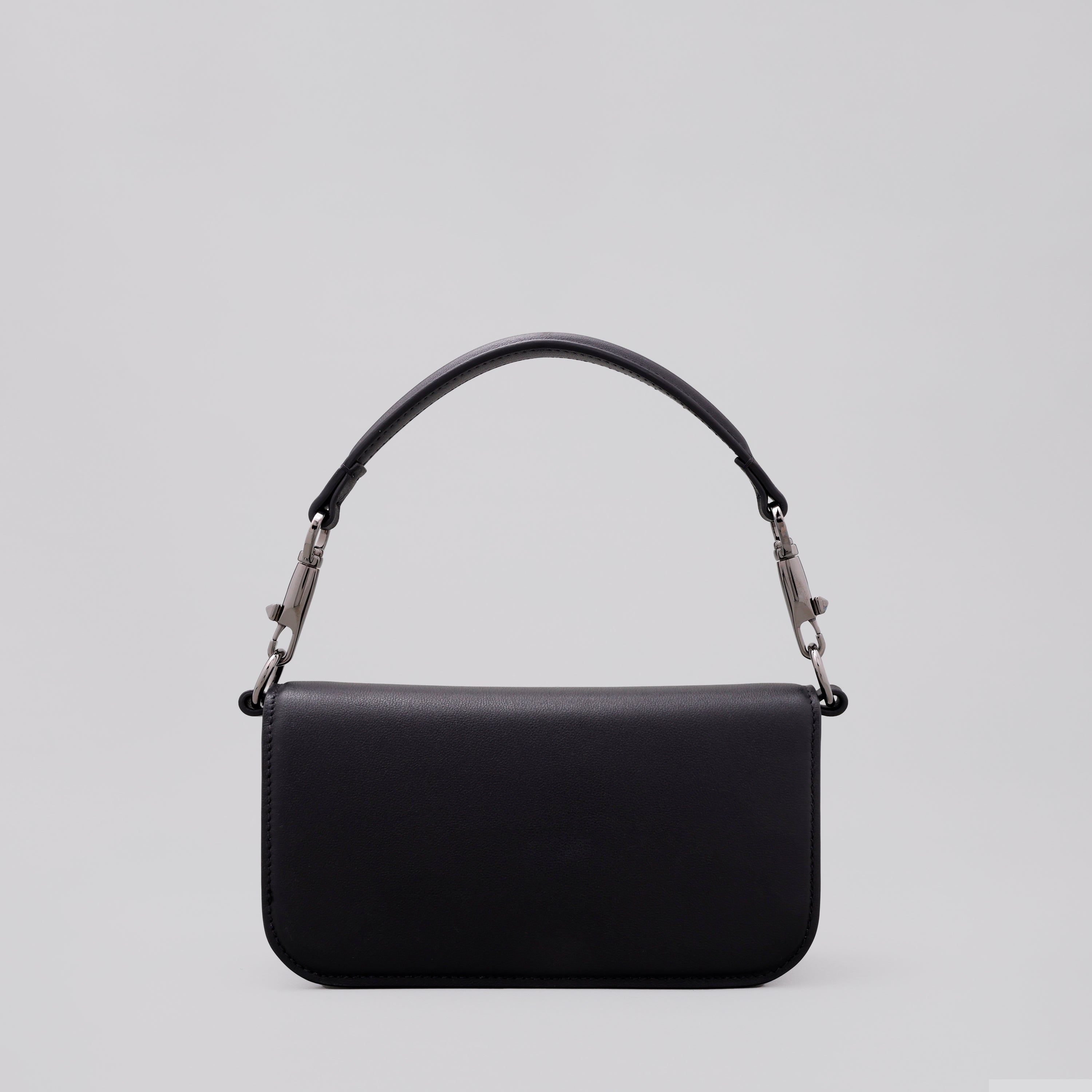 Cartera Negra Valentino Vlogo Crystal