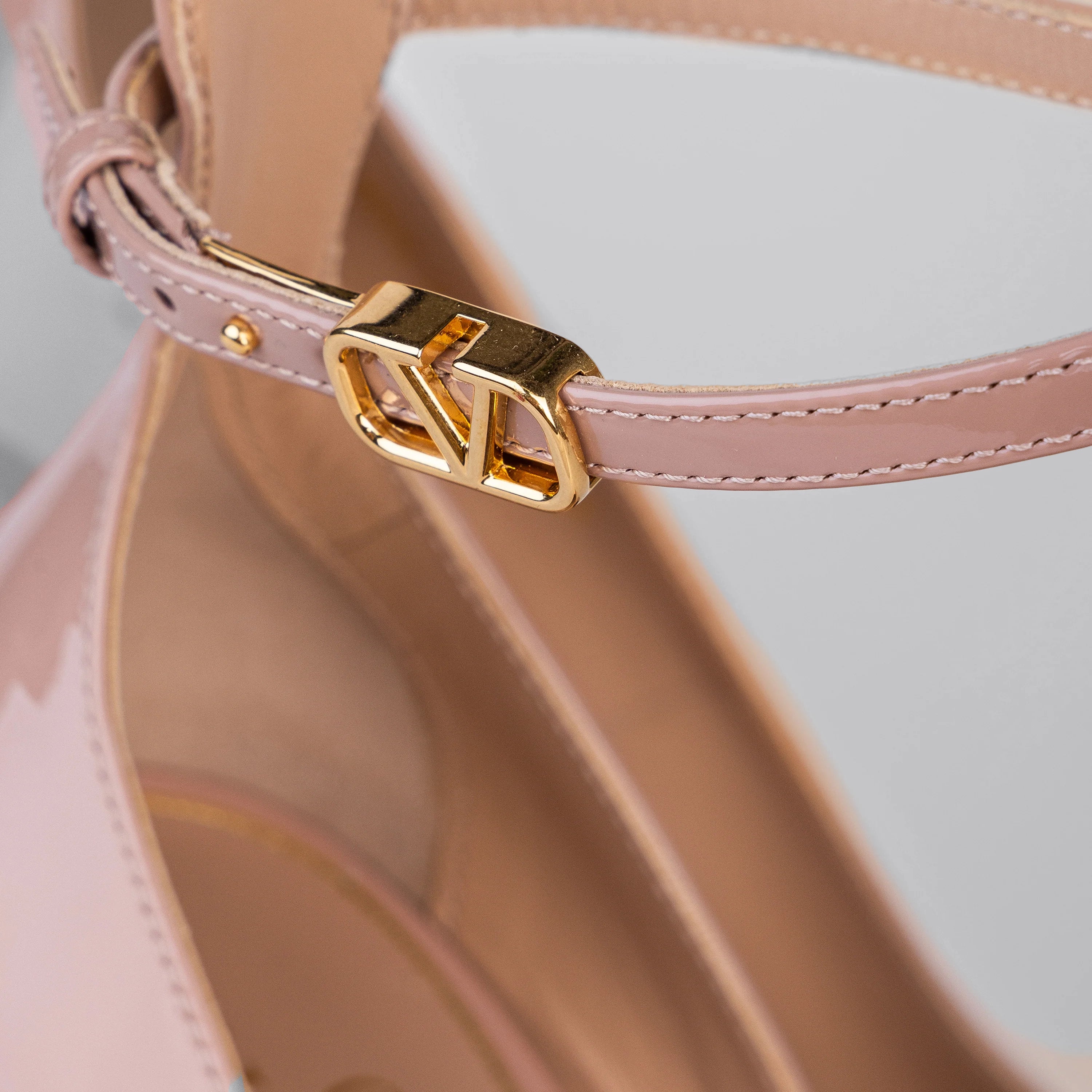 Tacones Rose Cannelle Valentino Tan-Go 155 mm