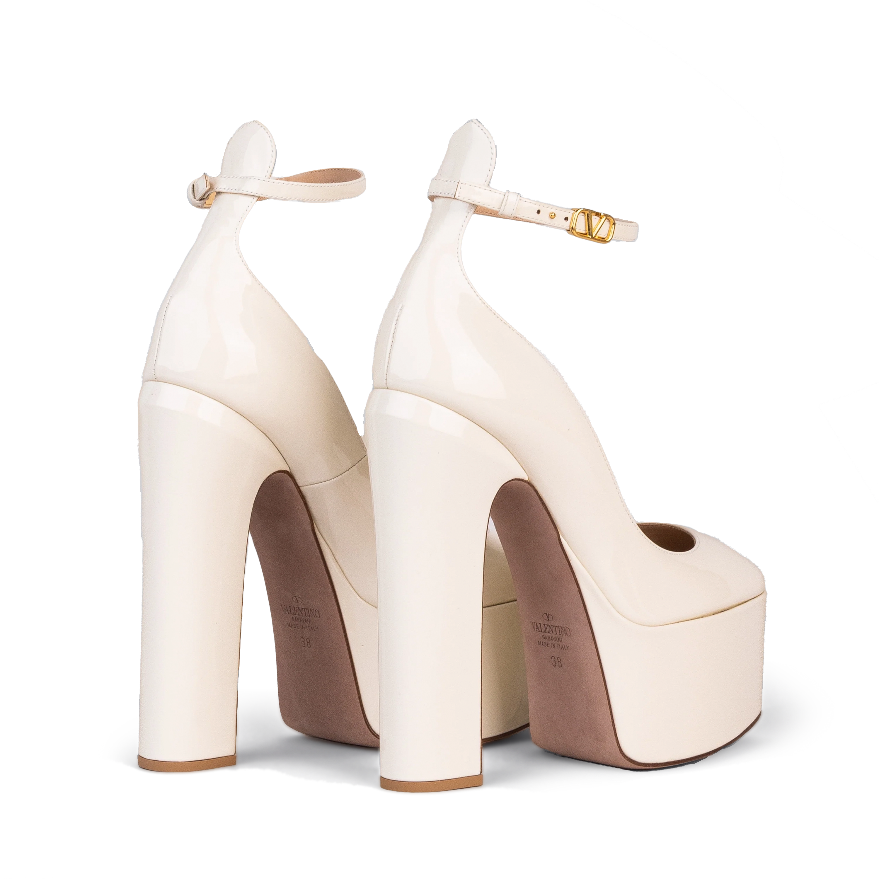 Tacones Blancos Valentino Tan-Go 155 mm