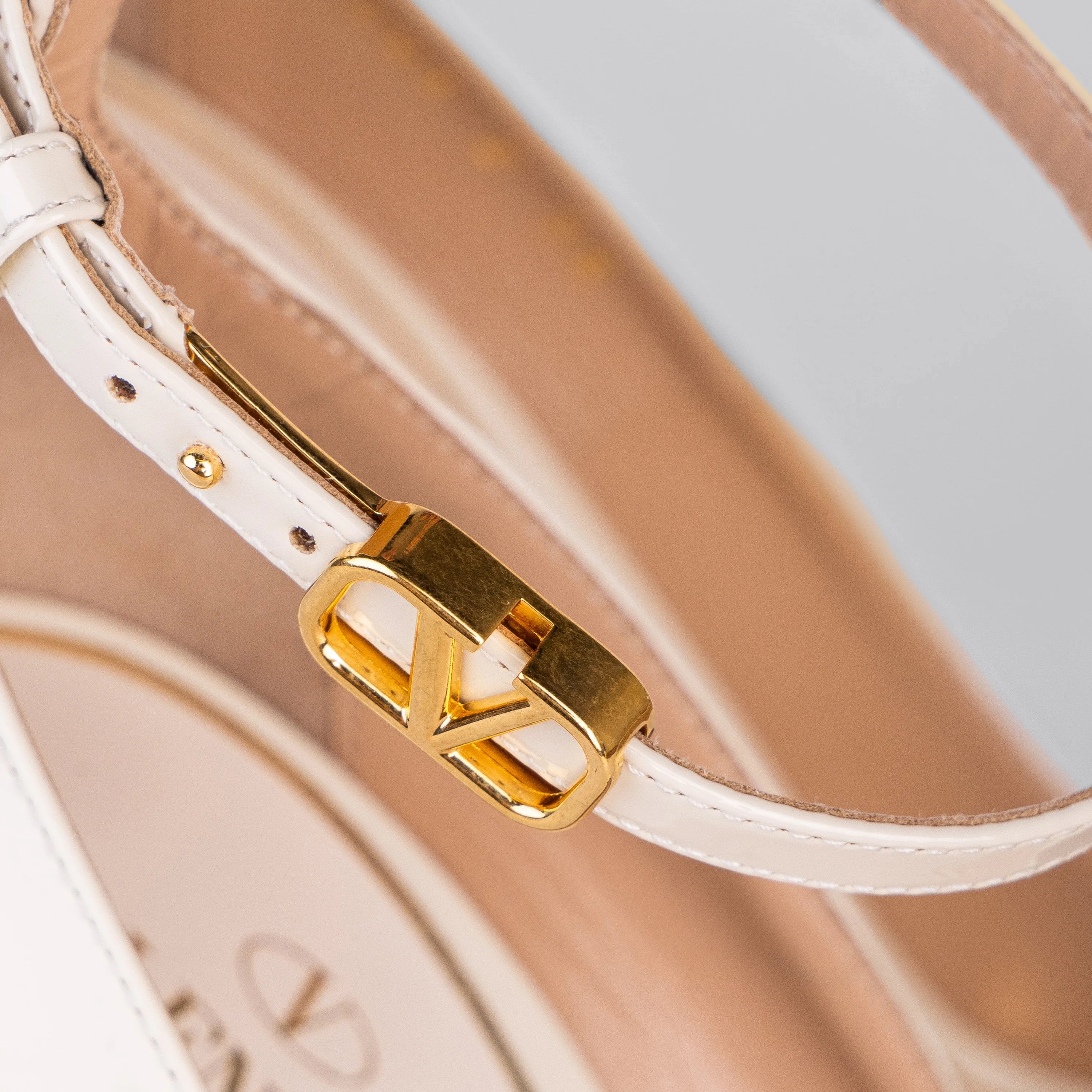 Tacones Blancos Valentino Tan-Go 155 mm