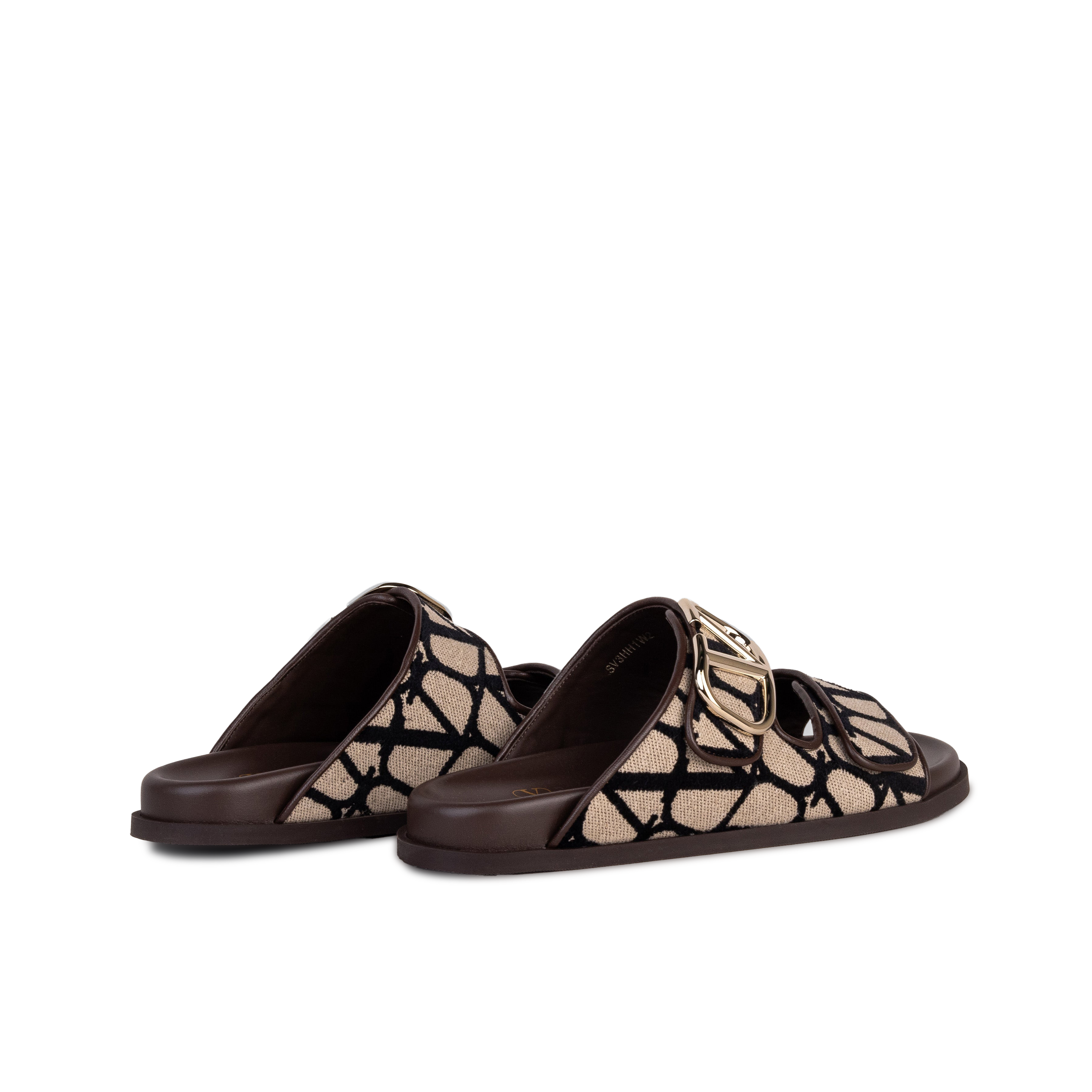 Sandalias Beige Valentino Café Toile