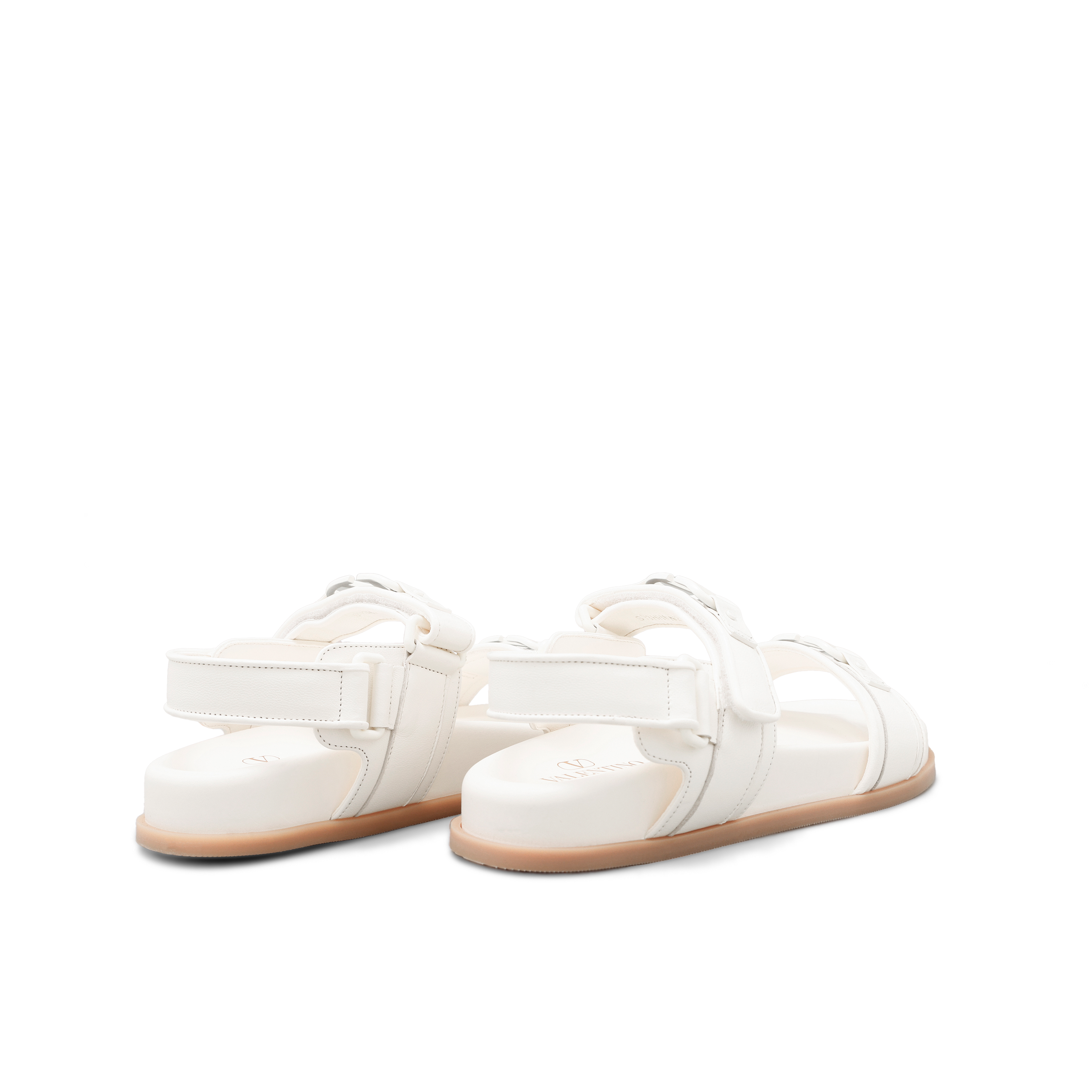 Sandalias Blanco Valentino Vplaque