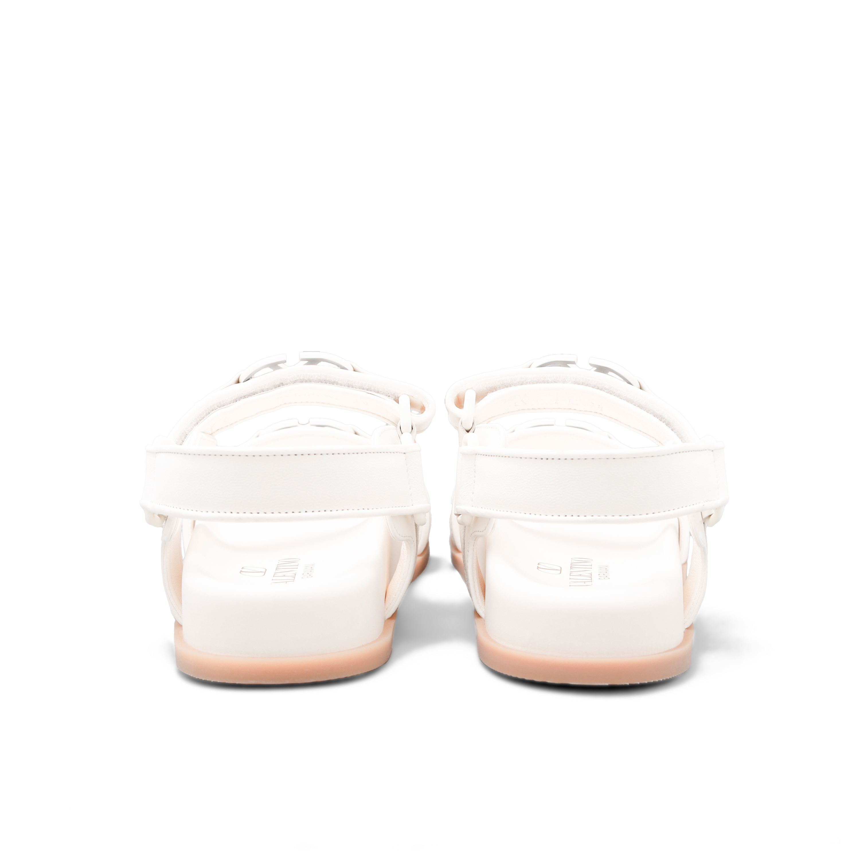 Sandalias Blanco Valentino Vplaque