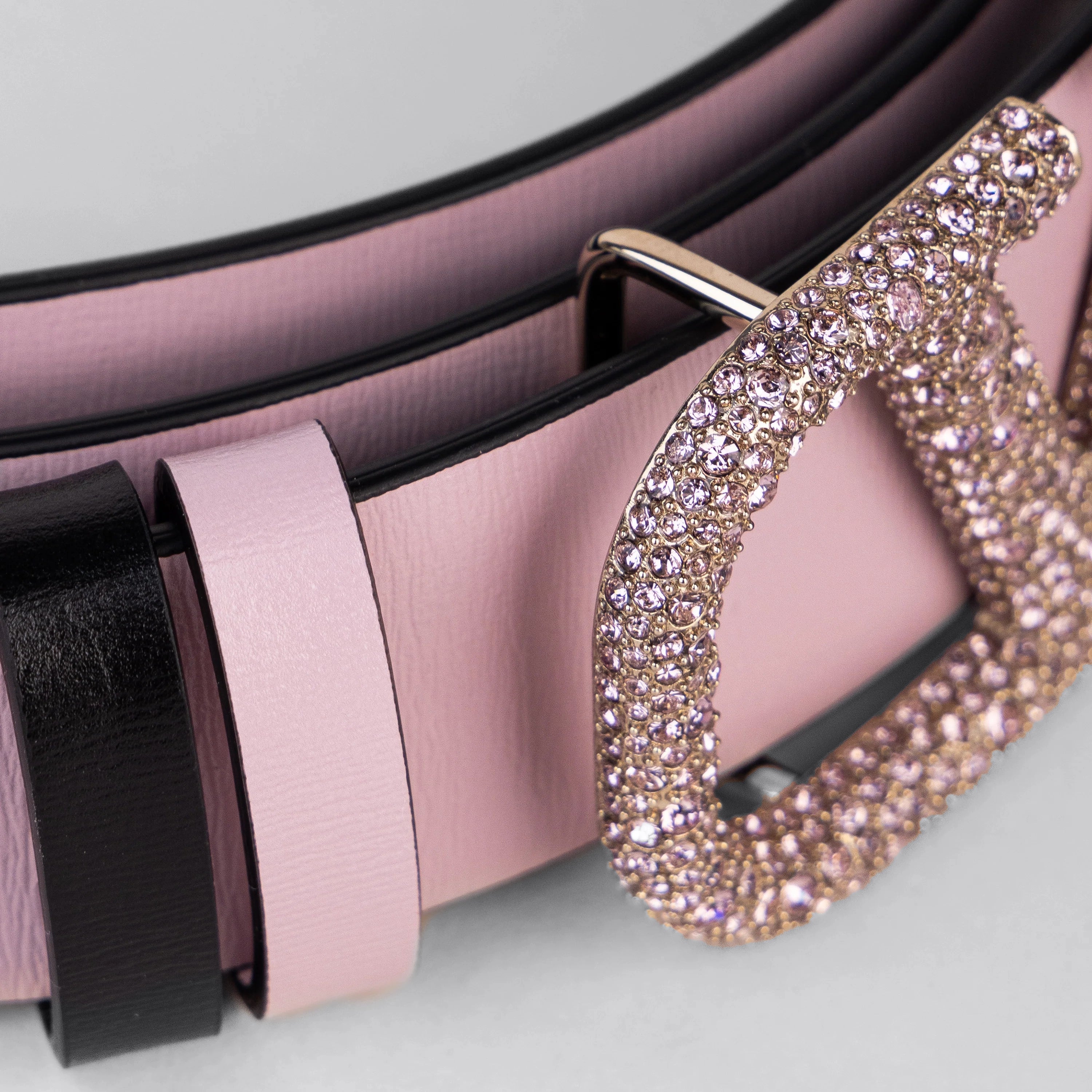 Cinturón Lila Valentino Vlogo Crystals