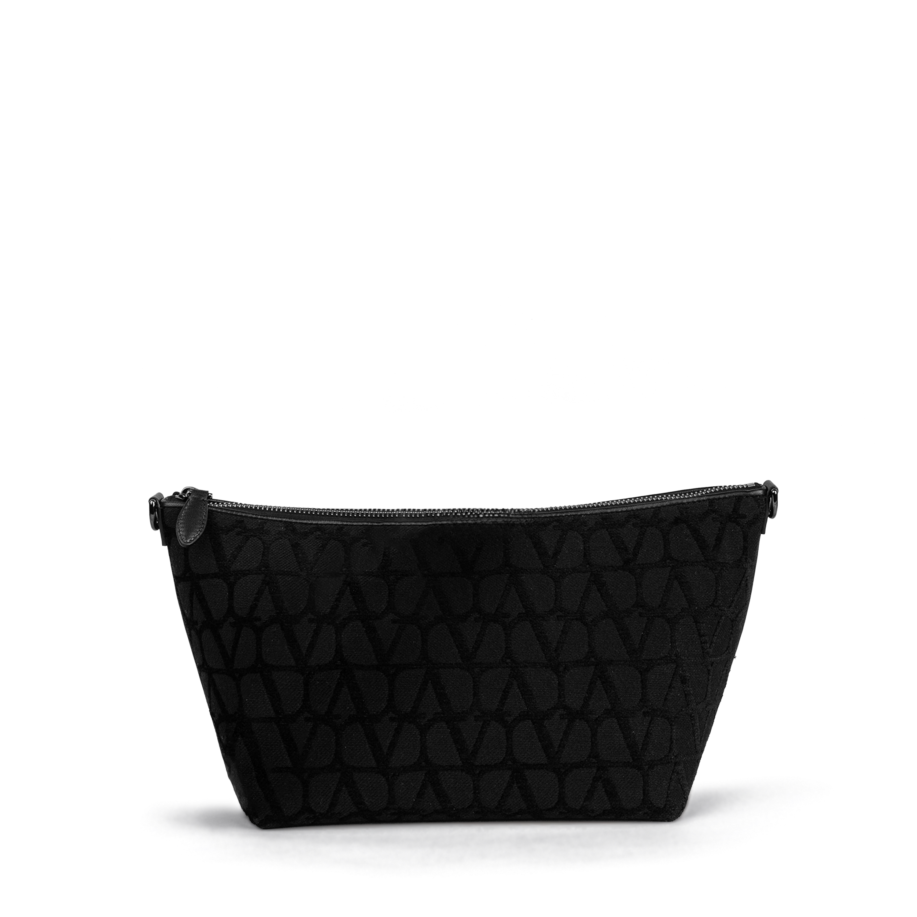 Bolso Negro Valentino Gris Iconographe Toile